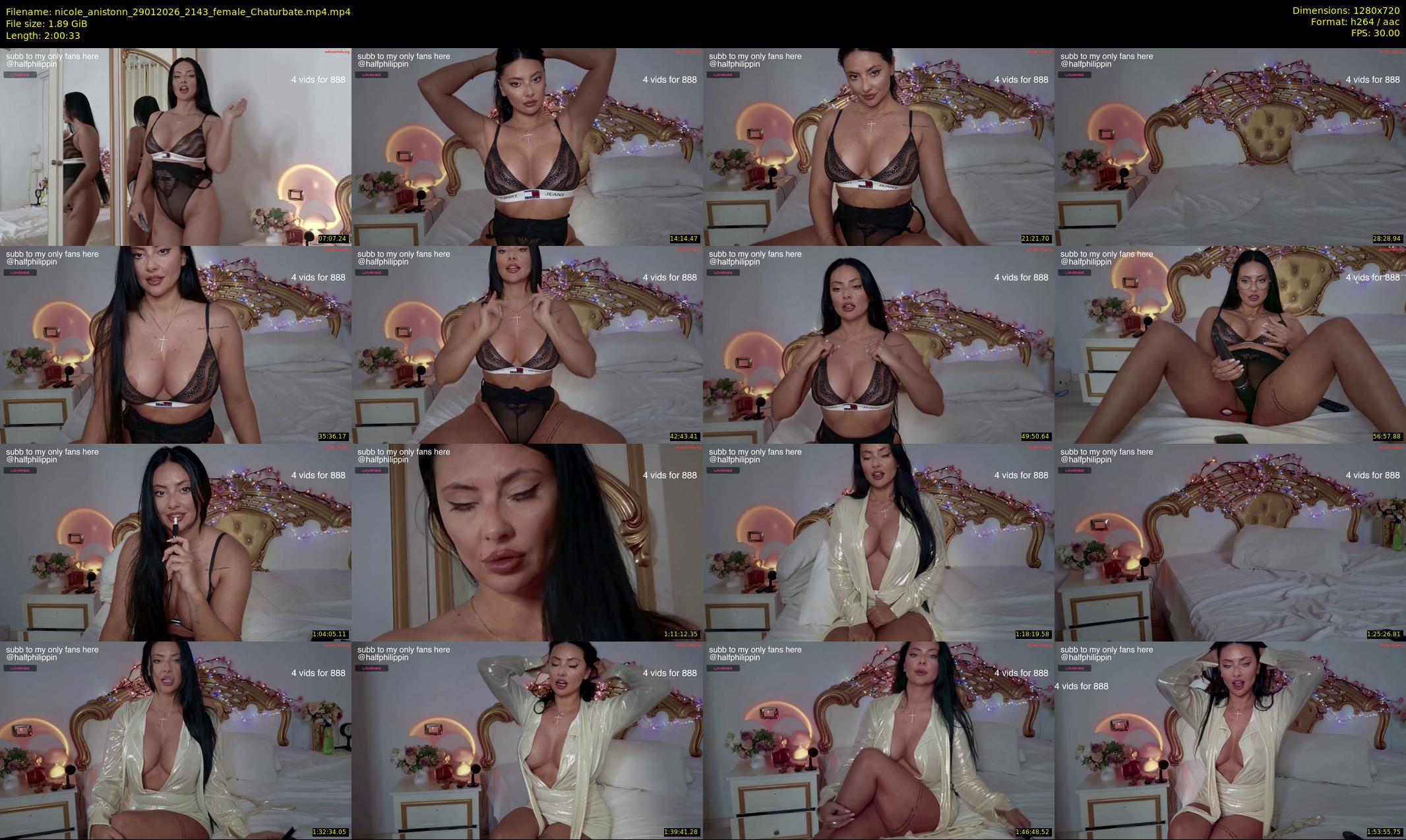 nicole_anistonn — 121 minute Chaturbate female cam show recording, 720p, Jan 29, 2026