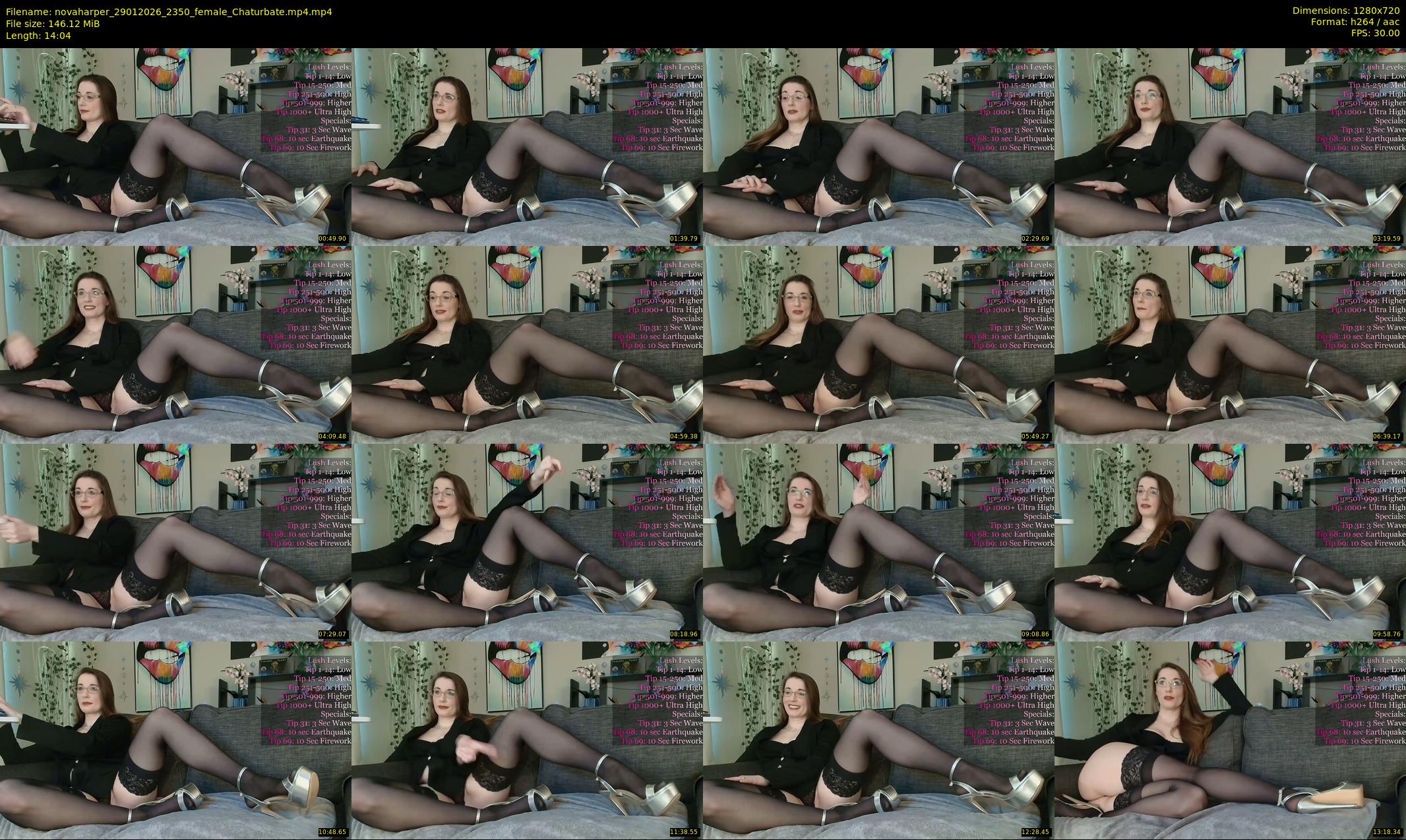 novaharper — 15 minute Chaturbate female cam show recording, 720p, Jan 29, 2026