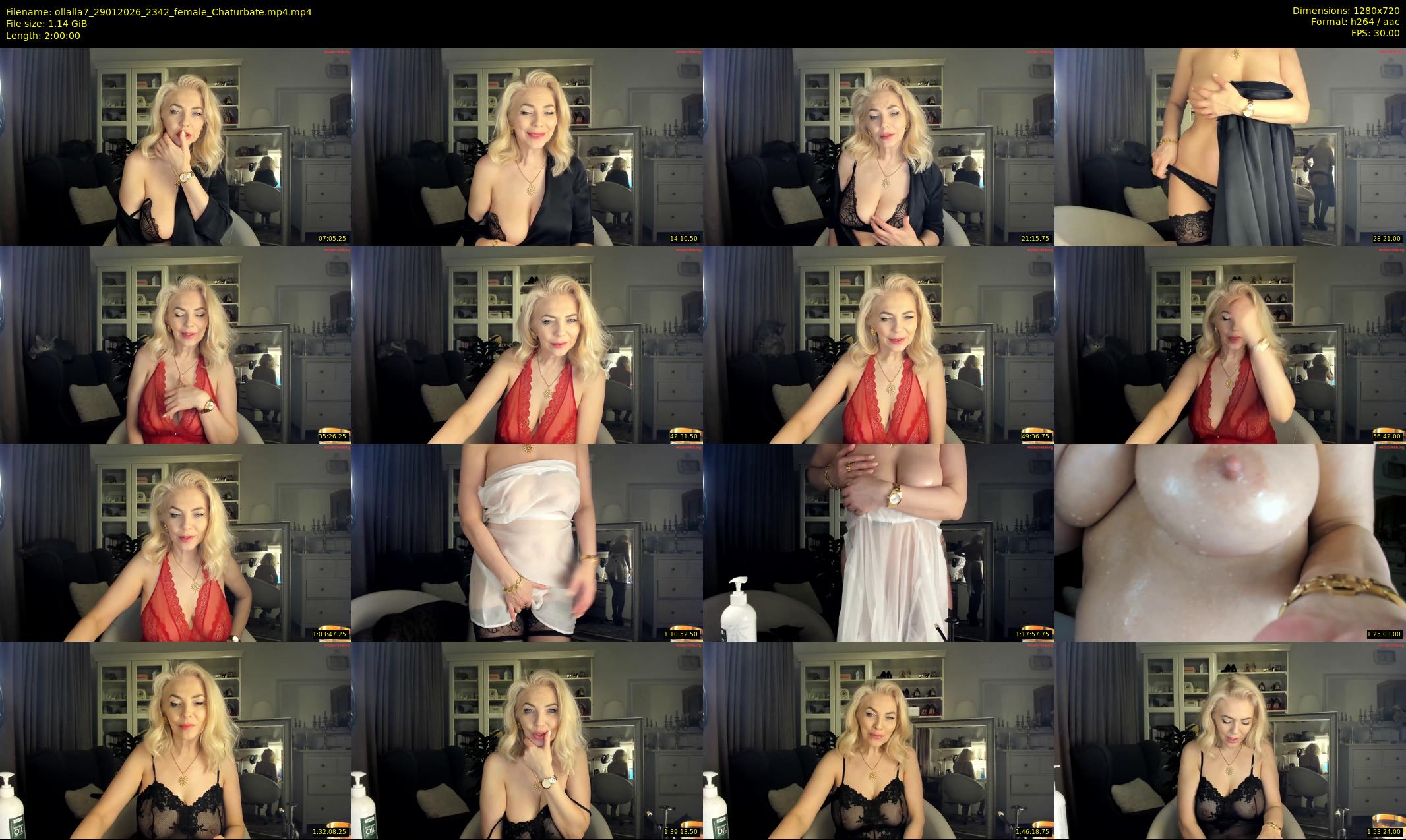 ollalla7 — 120 minute Chaturbate female cam show recording, 720p, Jan 29, 2026