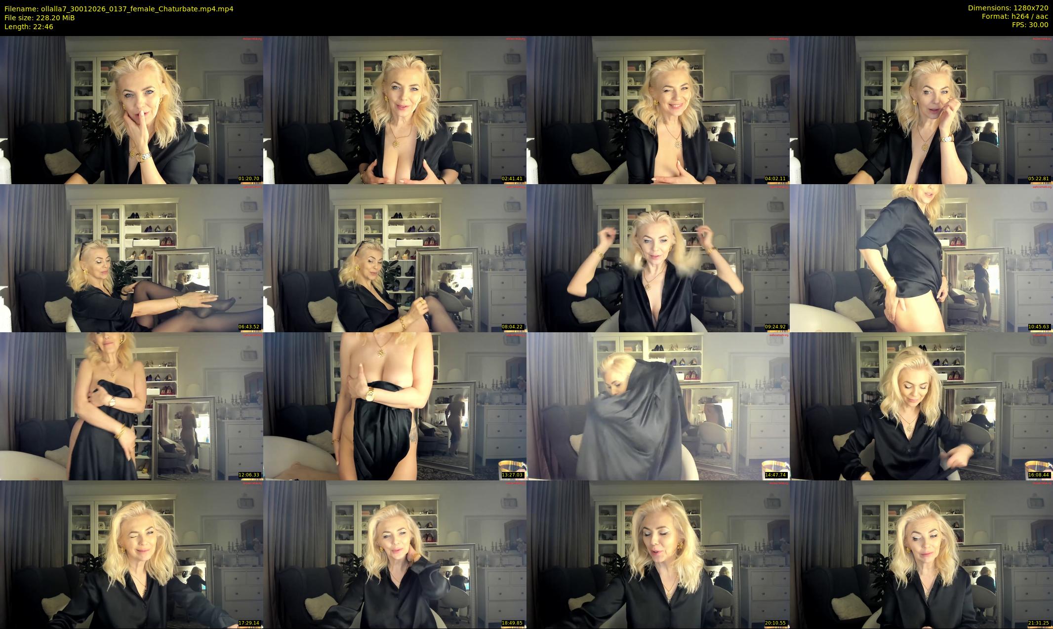 ollalla7 — 23 minute Chaturbate female cam show recording, 720p, Jan 30, 2026