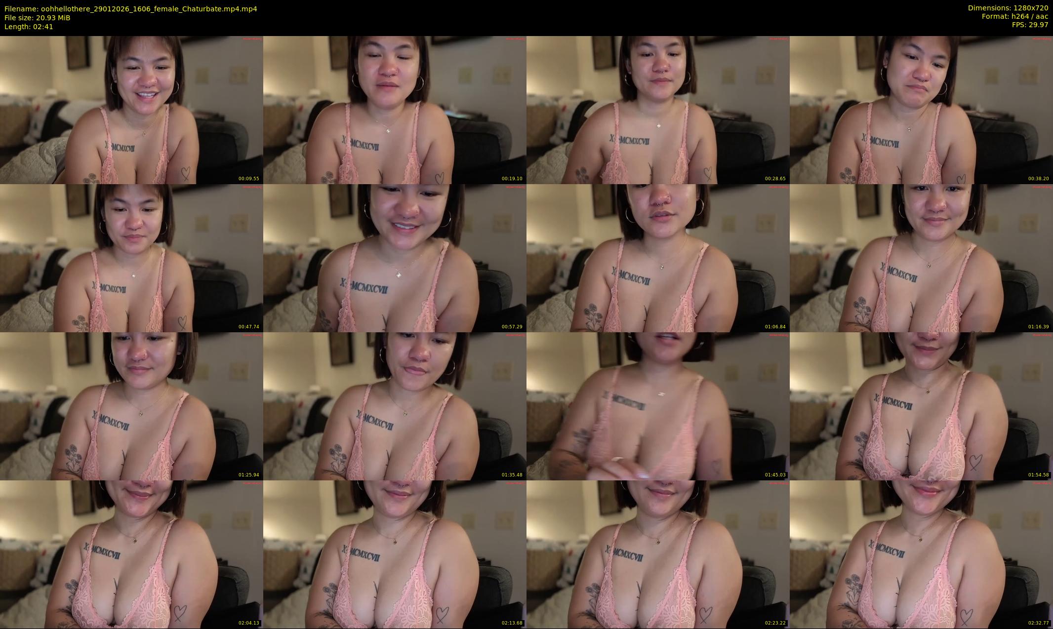 oohhellothere — 3 minute Chaturbate female cam show recording, 720p, Jan 29, 2026