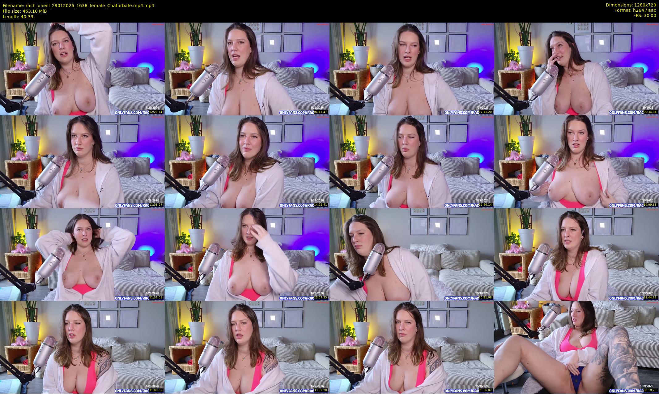 rach_oneill — 41 minute Chaturbate female cam show recording, 720p, Jan 29, 2026