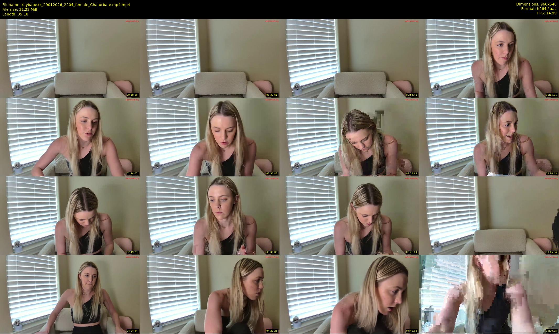 raybabexx — 6 minute Chaturbate female cam show recording, 480p, Jan 29, 2026