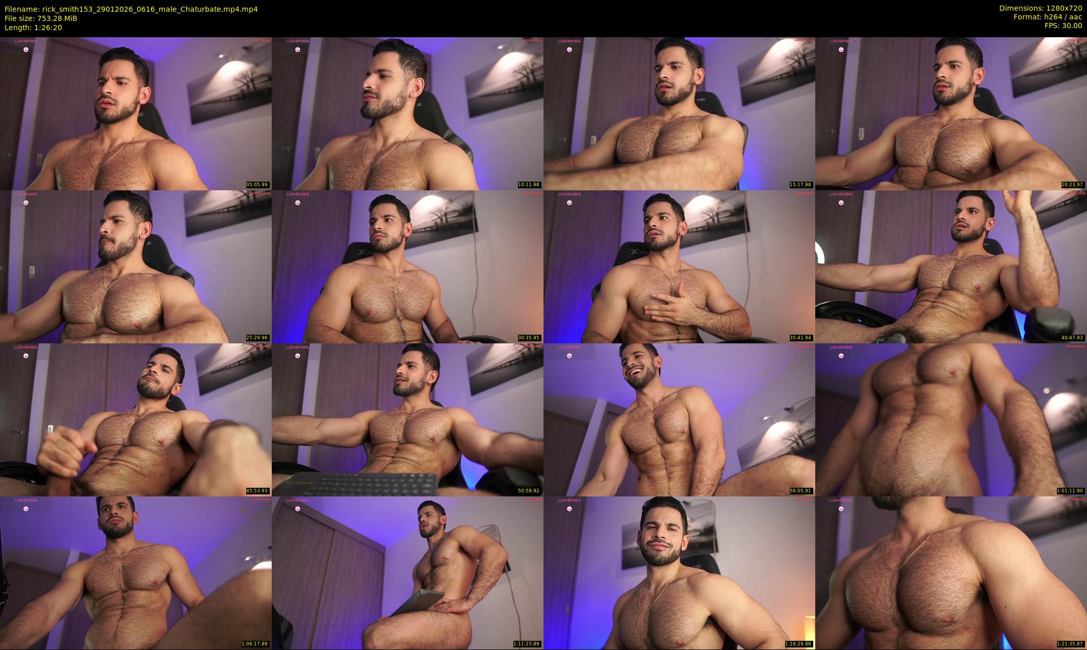 rick_smith153 — 87 minute Chaturbate male cam show recording, 720p, Jan 29, 2026