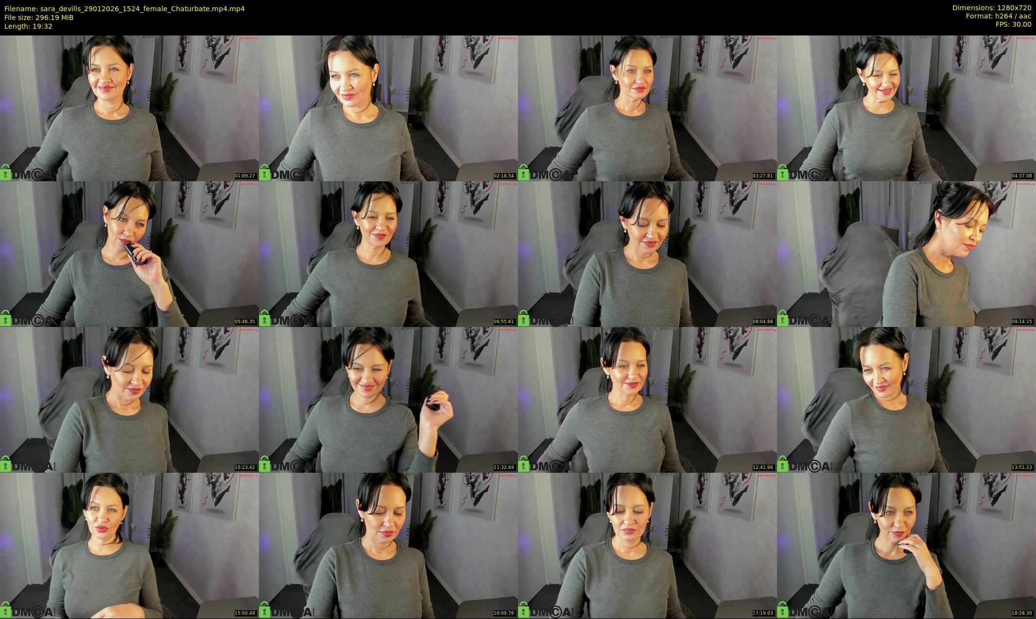 sara_devills — 20 minute Chaturbate female cam show recording, 720p, Jan 29, 2026