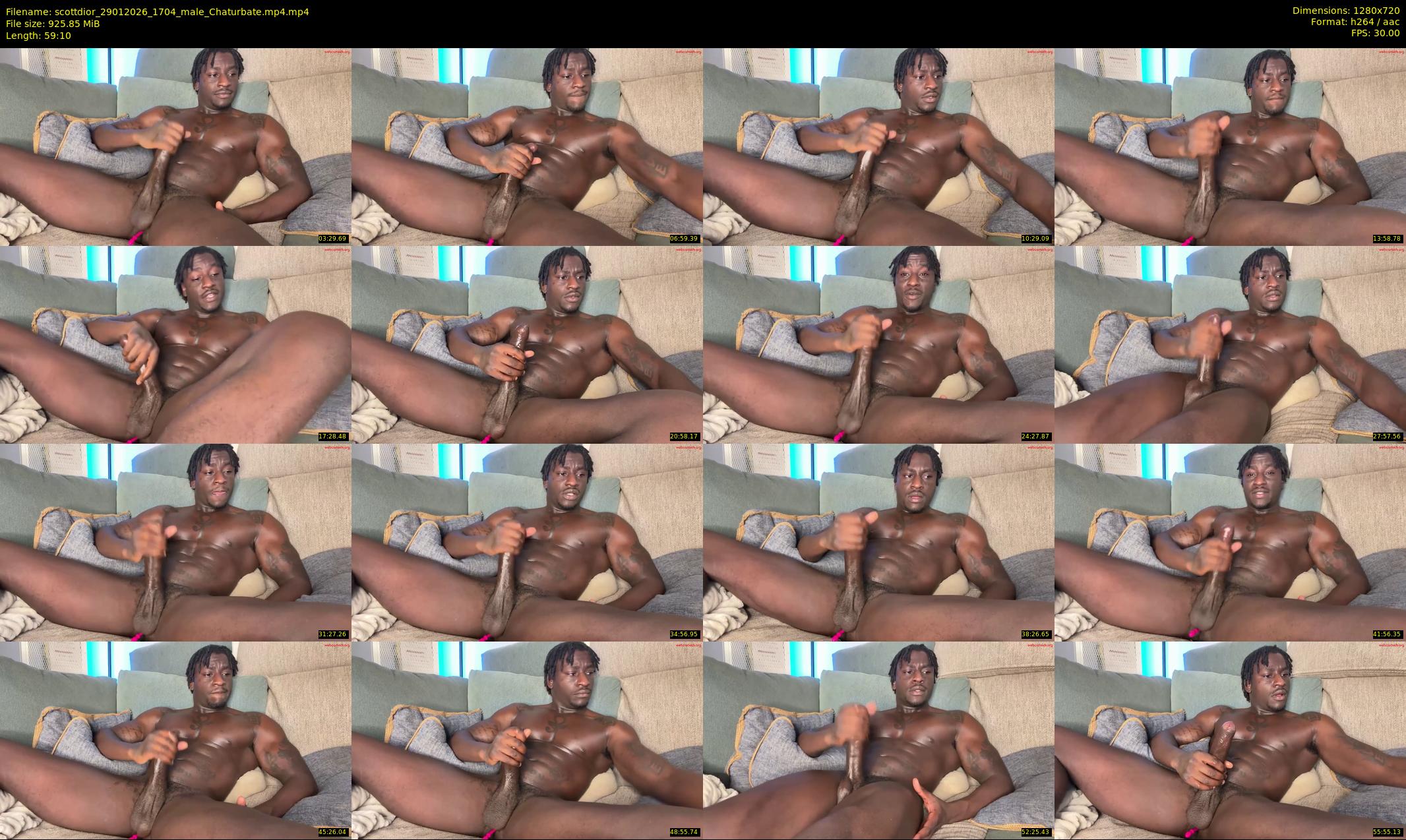 scottdior — 60 minute Chaturbate male cam show recording, 720p, Jan 29, 2026