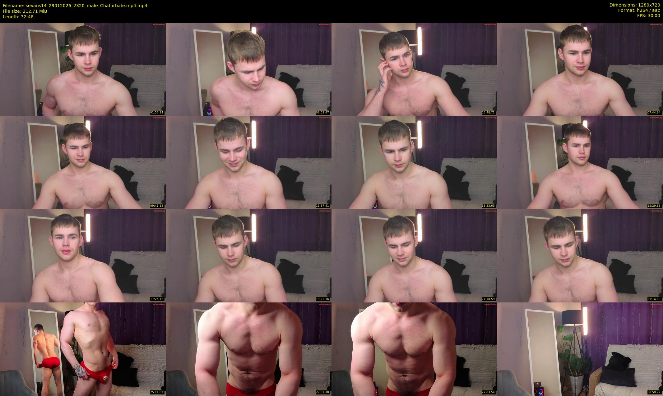 sevans14 — 33 minute Chaturbate male cam show recording, 720p, Jan 29, 2026