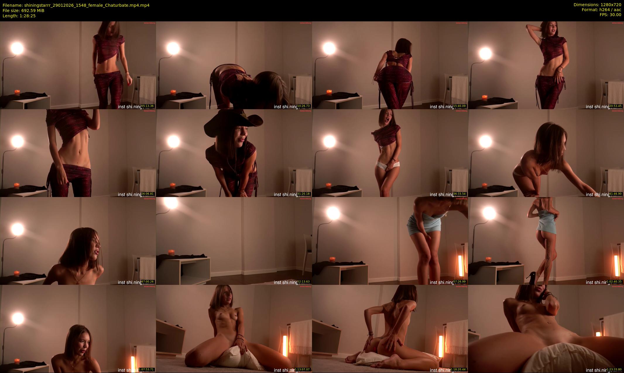 shiningstarrr — 89 minute Chaturbate female cam show recording, 720p, Jan 29, 2026