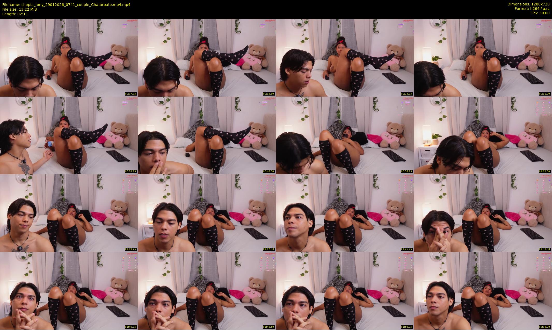 shopia_tony — 3 minute Chaturbate couple cam show recording, 720p, Jan 29, 2026