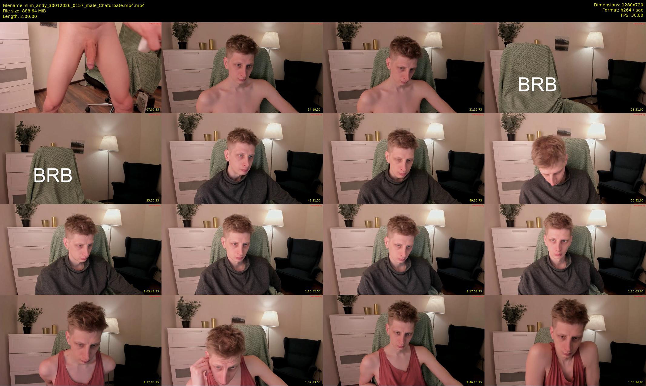 slim_andy — 120 minute Chaturbate male cam show recording, 720p, Jan 30, 2026