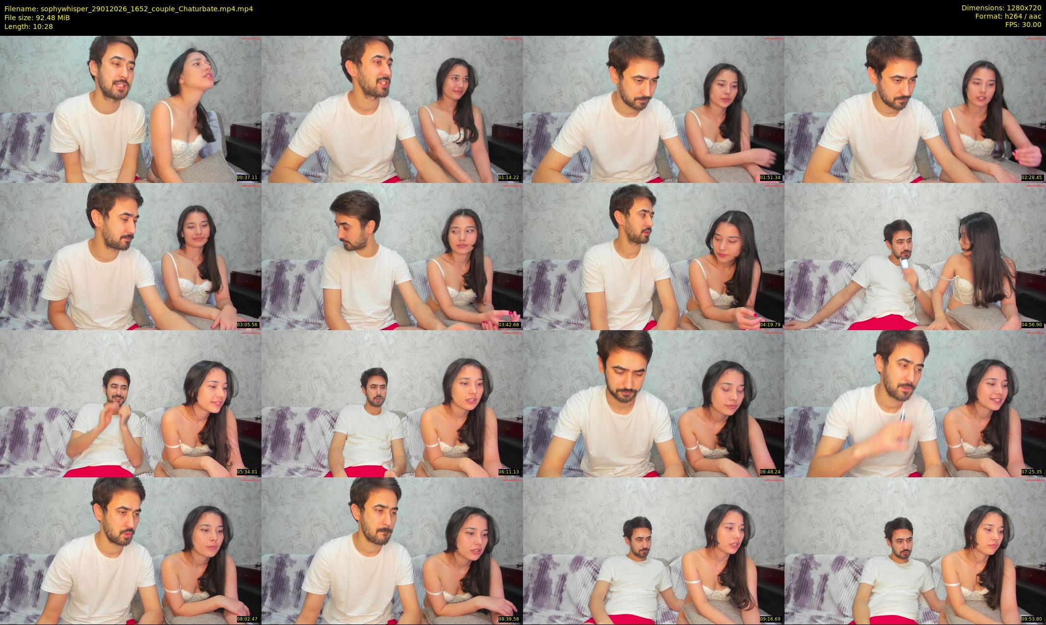 sophywhisper — 11 minute Chaturbate couple cam show recording, 720p, Jan 29, 2026