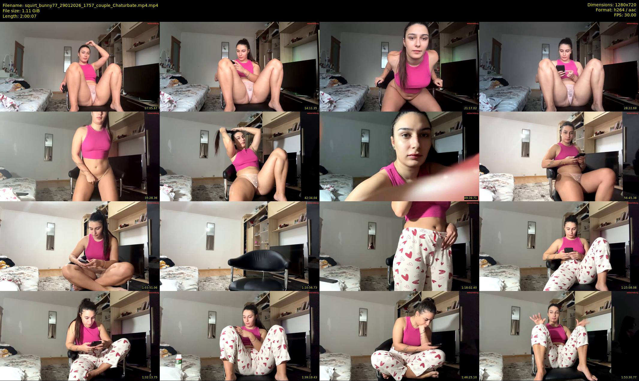 squirt_bunny77 — 121 minute Chaturbate couple cam show recording, 720p, Jan 29, 2026
