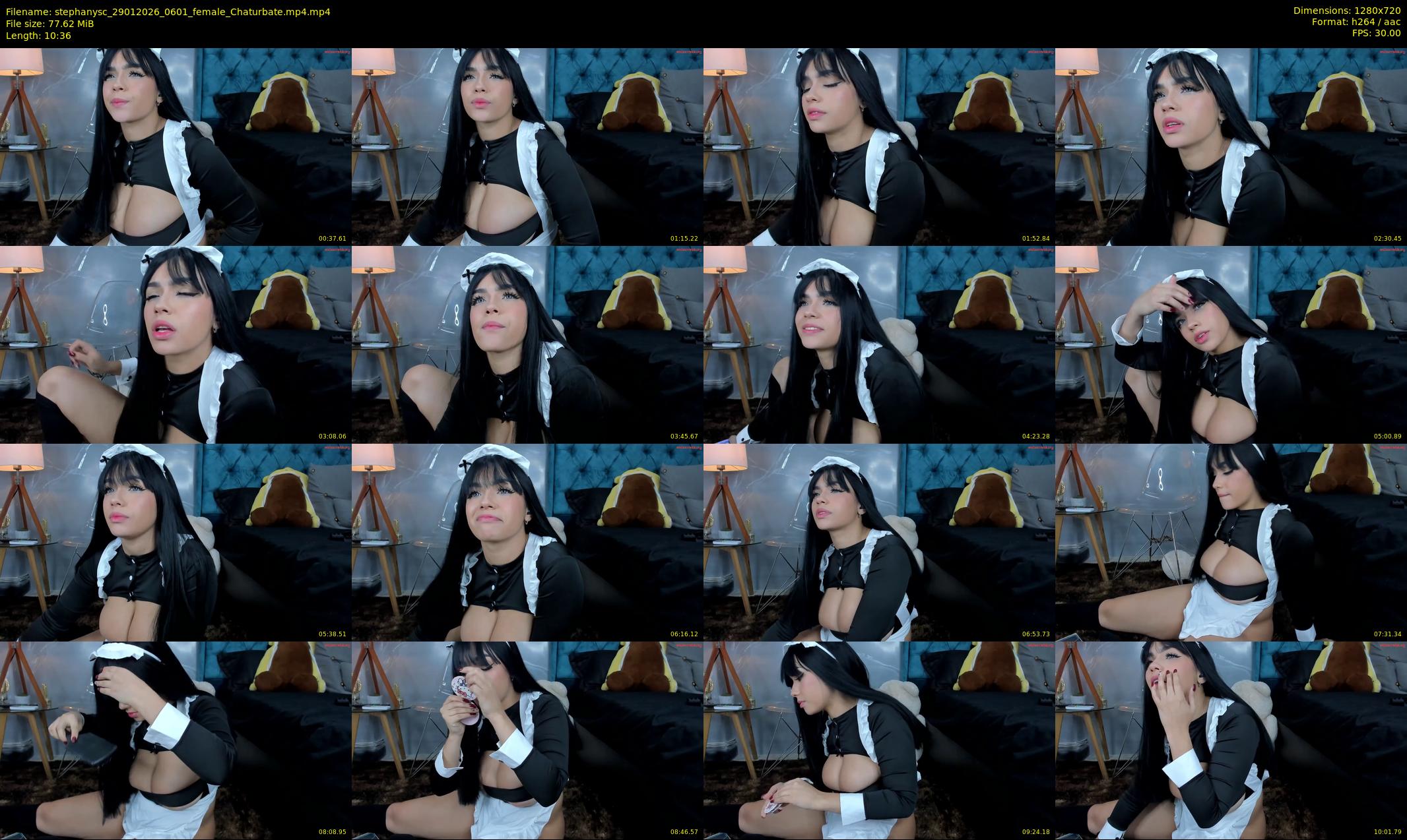 stephanysc — 11 minute Chaturbate female cam show recording, 720p, Jan 29, 2026