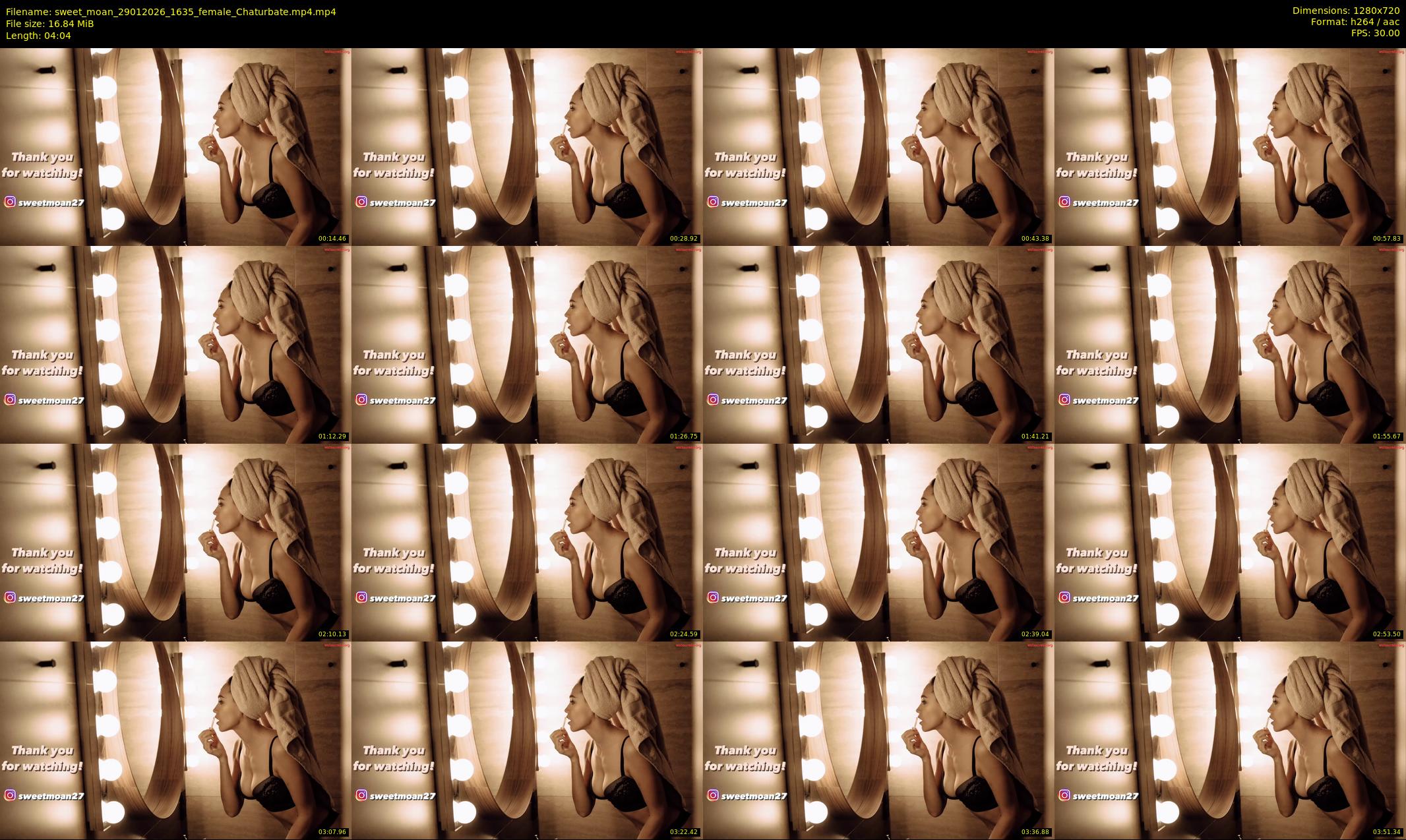 sweet_moan — 5 minute Chaturbate female cam show recording, 720p, Jan 29, 2026