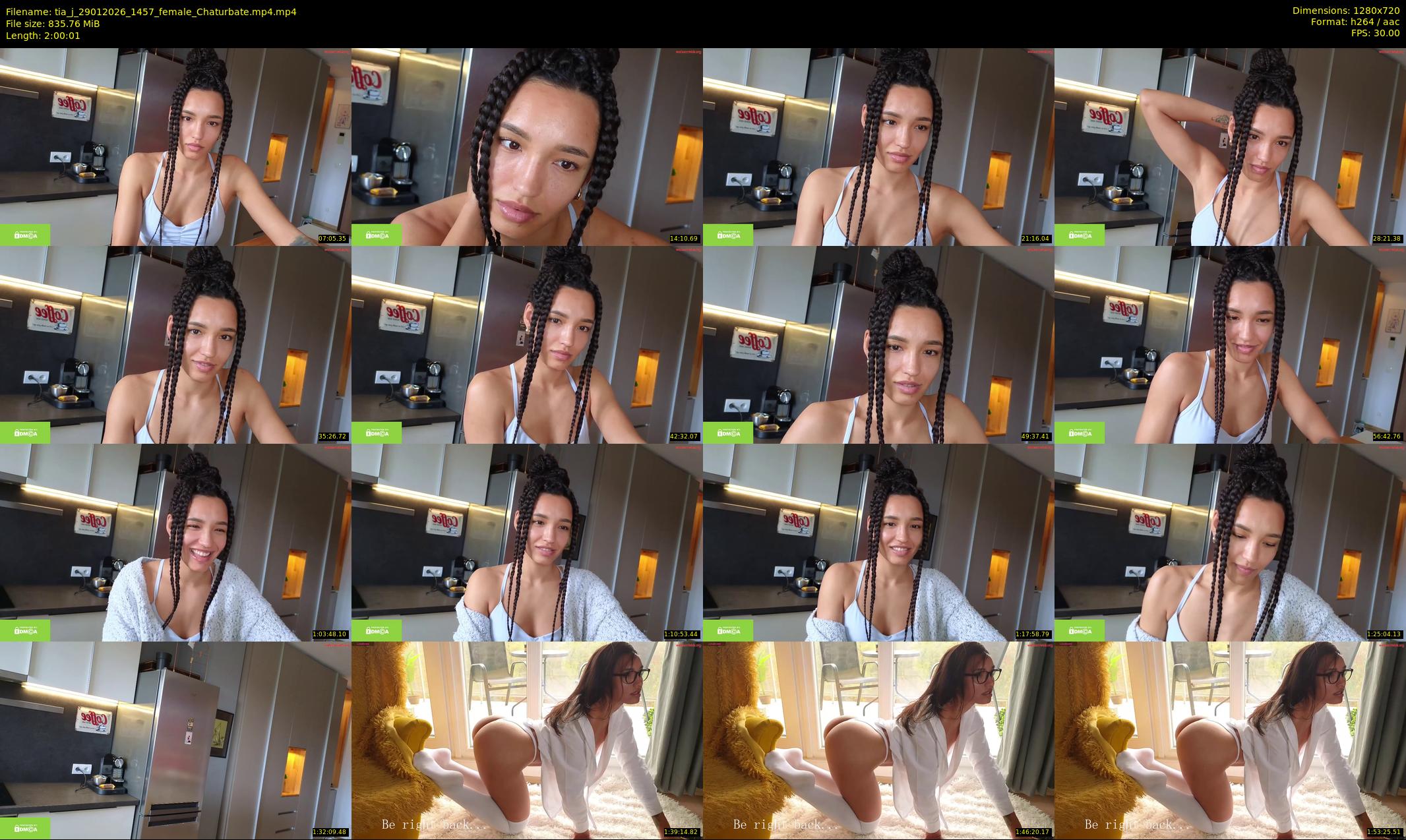 tia_j — 121 minute Chaturbate female cam show recording, 720p, Jan 29, 2026