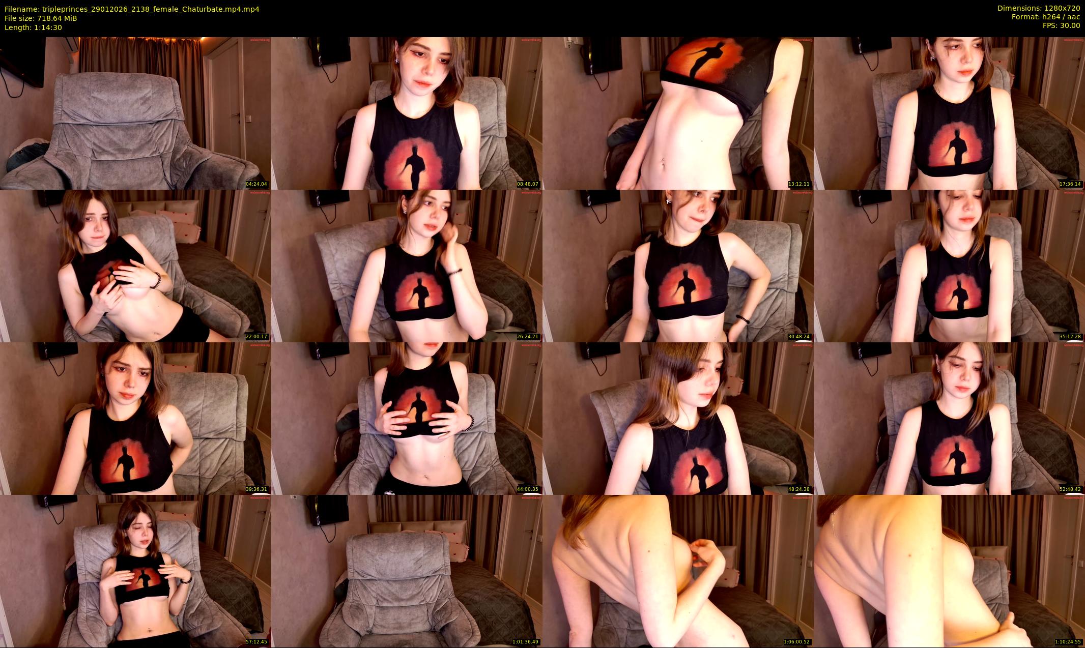 tripleprinces — 75 minute Chaturbate female cam show recording, 720p, Jan 29, 2026