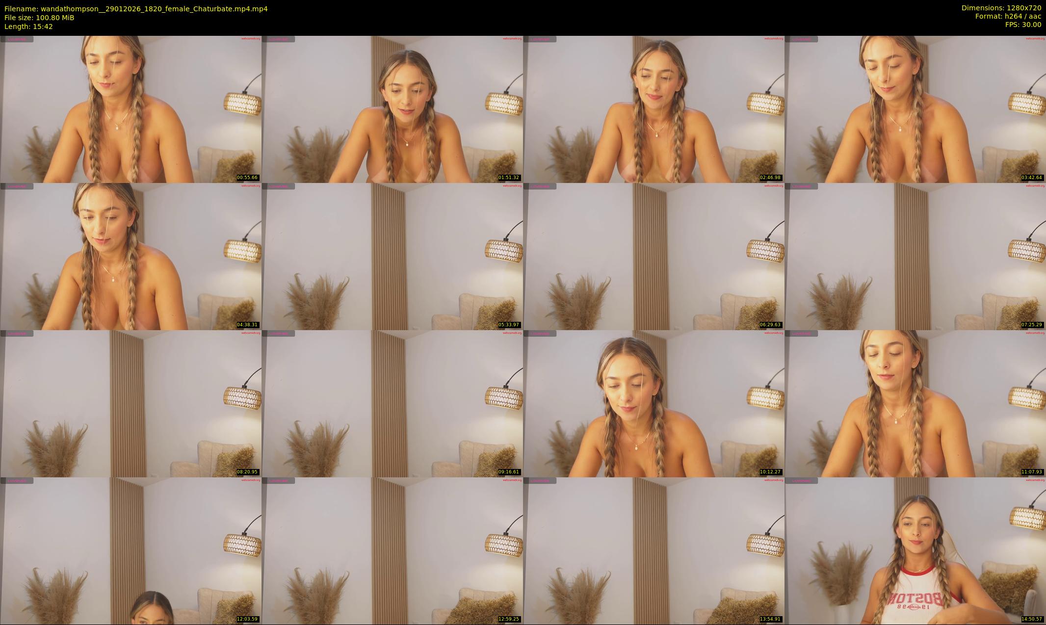 wandathompson_ — 16 minute Chaturbate female cam show recording, 720p, Jan 29, 2026