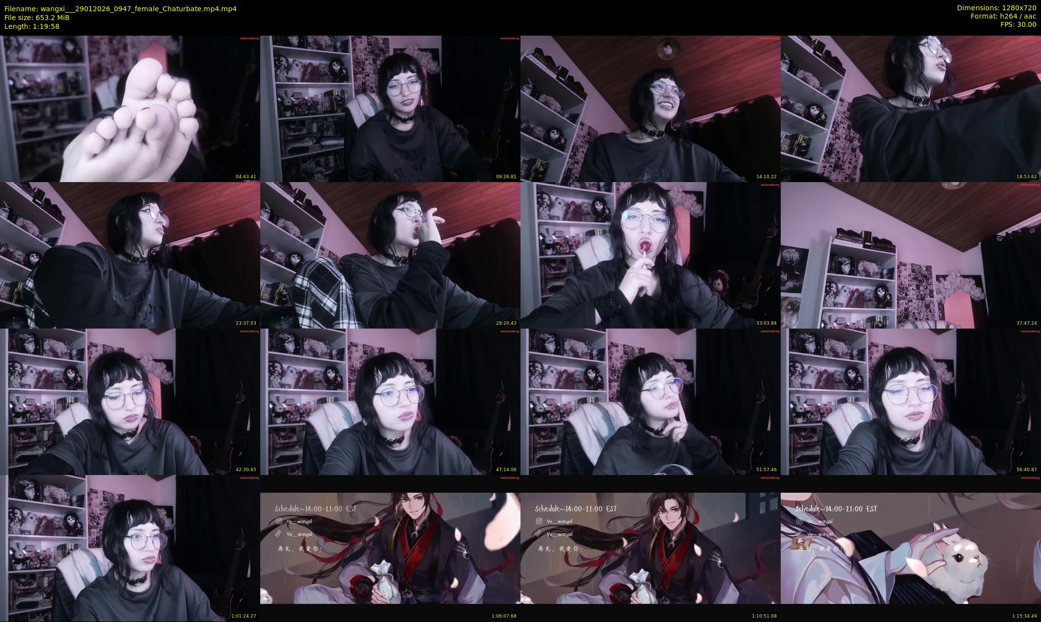 wangxi__ — 80 minute Chaturbate female cam show recording, 720p, Jan 29, 2026
