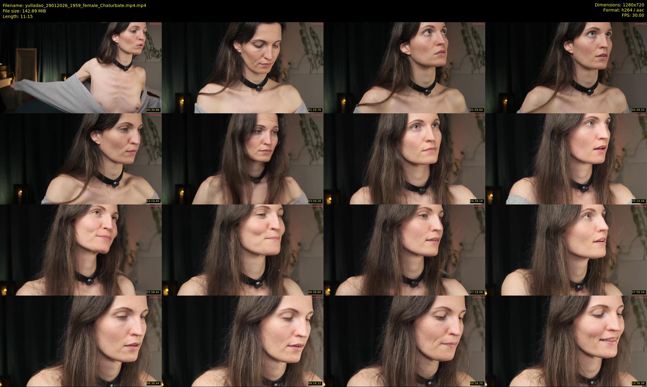 yulladao — 12 minute Chaturbate female cam show recording, 720p, Jan 29, 2026