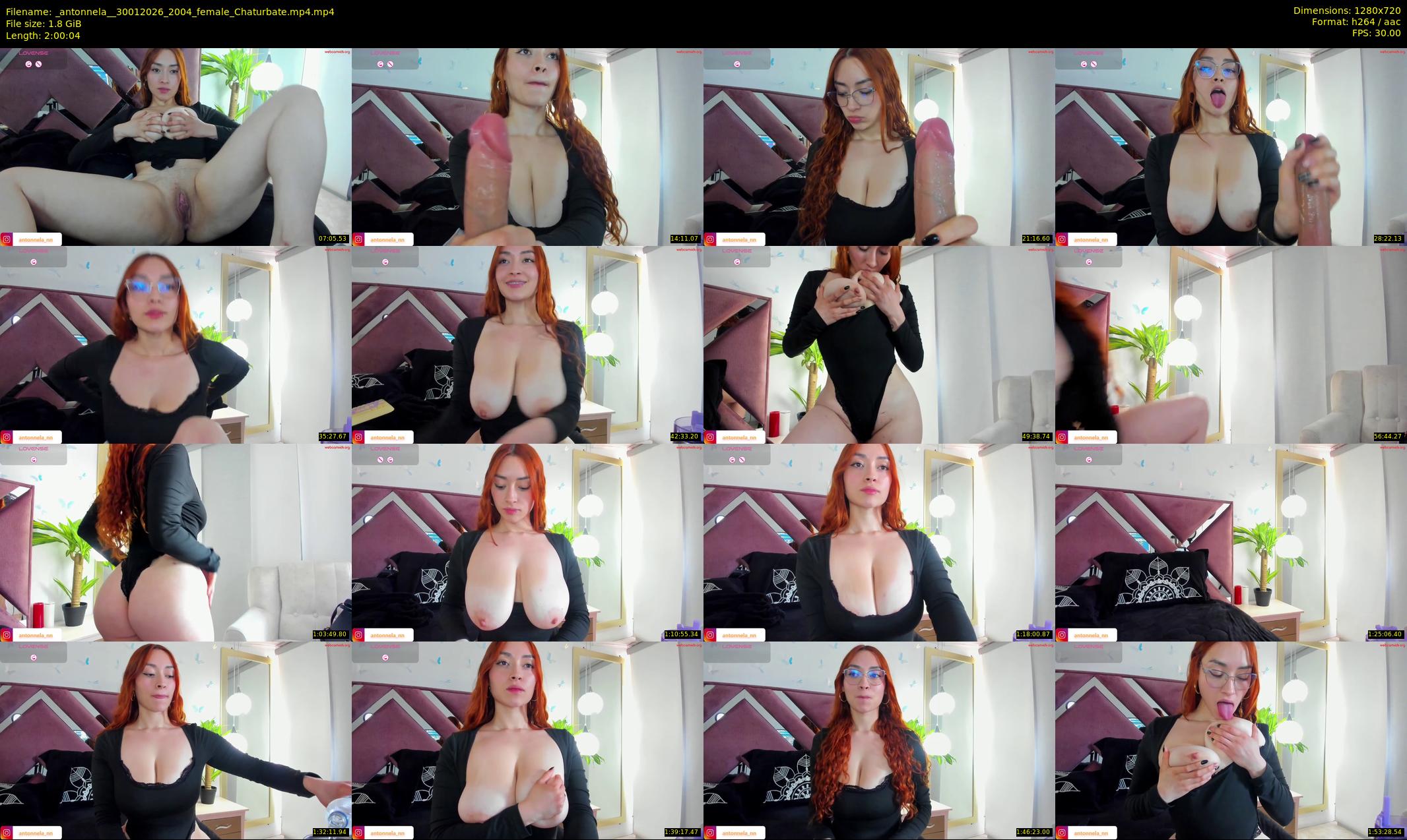 _antonnela_ — 121 minute Chaturbate female cam show recording, 720p, Jan 30, 2026