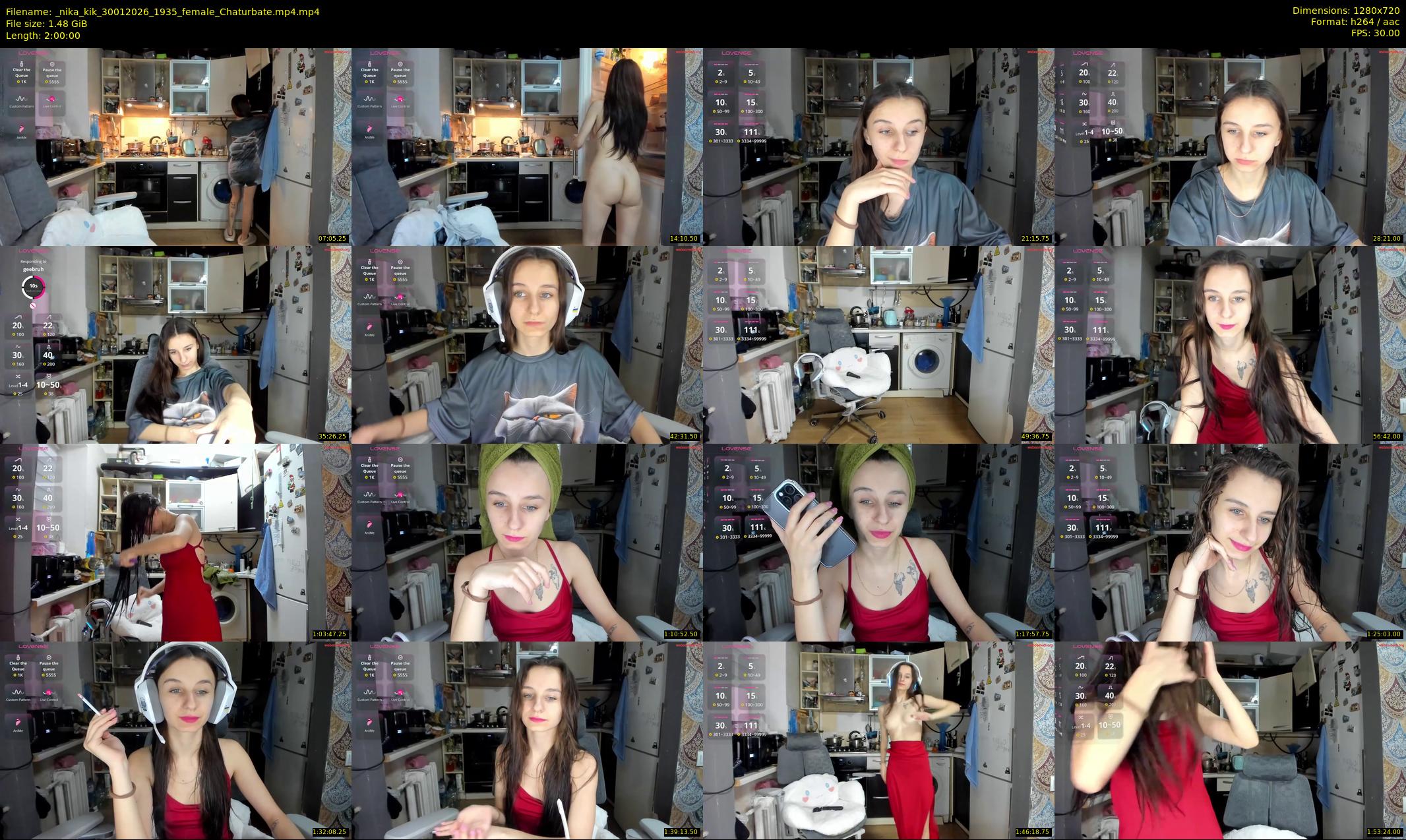 _nika_kik — 120 minute Chaturbate female cam show recording, 720p, Jan 30, 2026