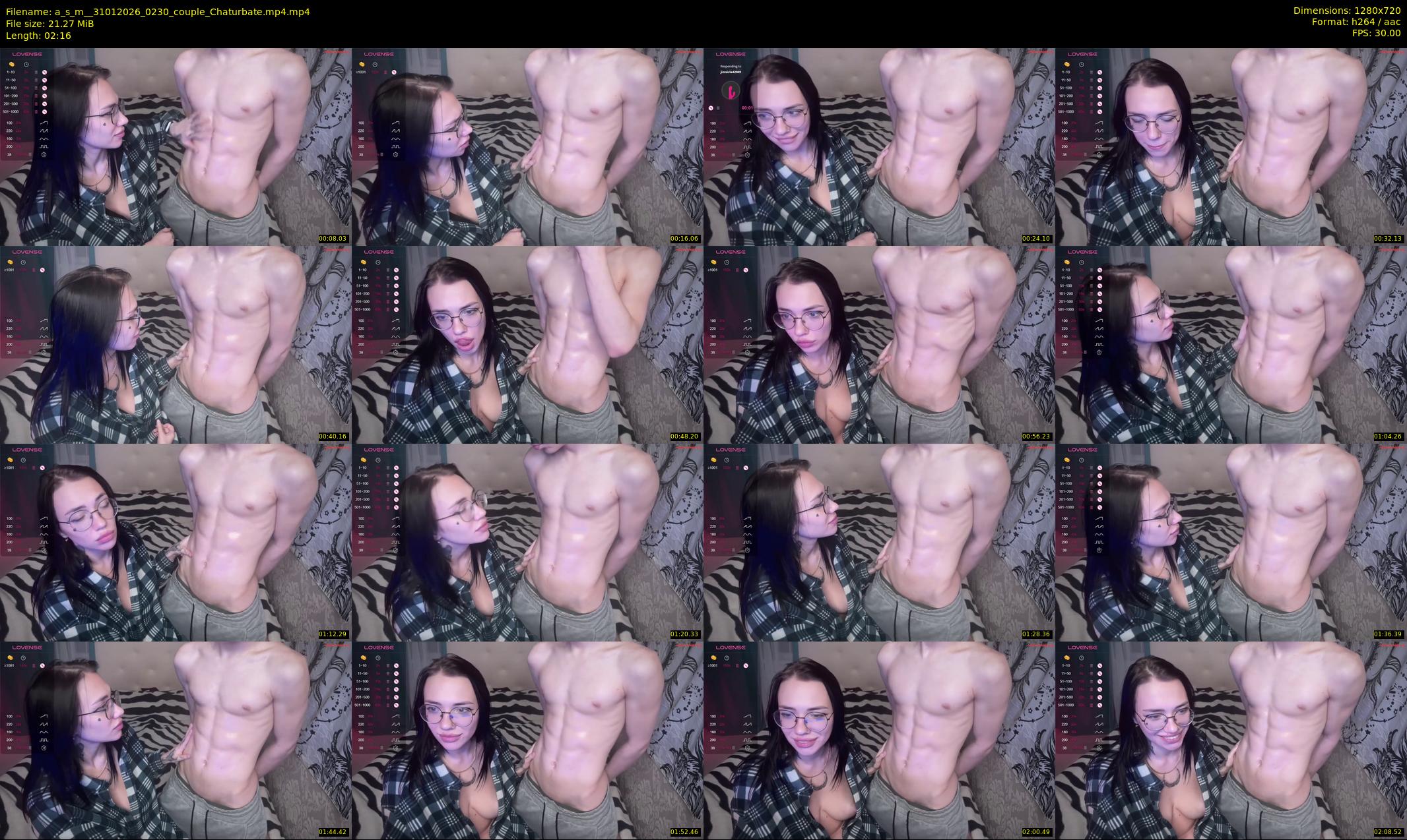 a_s_m_ — 3 minute Chaturbate couple cam show recording, 720p, Jan 31, 2026