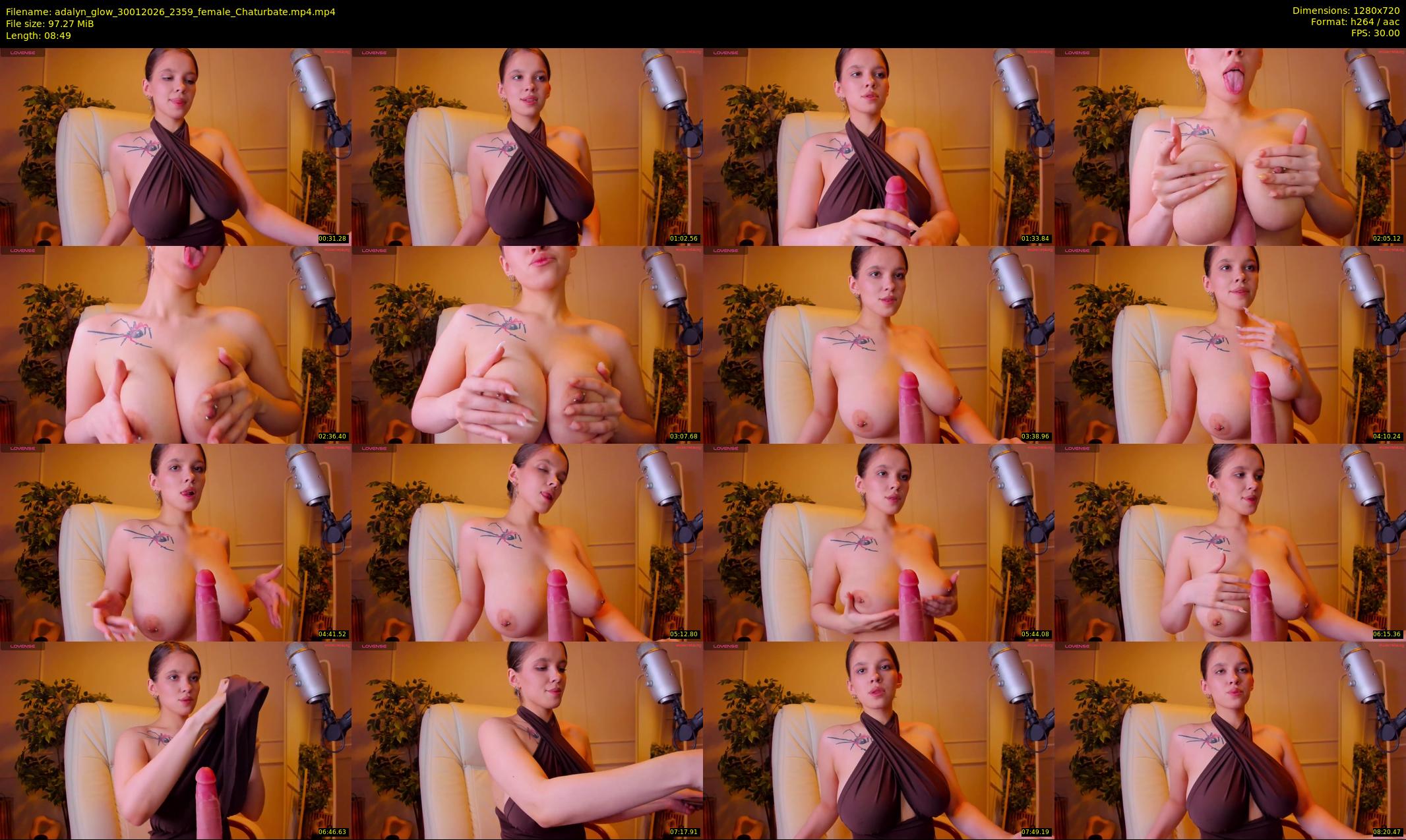 adalyn_glow — 9 minute Chaturbate female cam show recording, 720p, Jan 30, 2026
