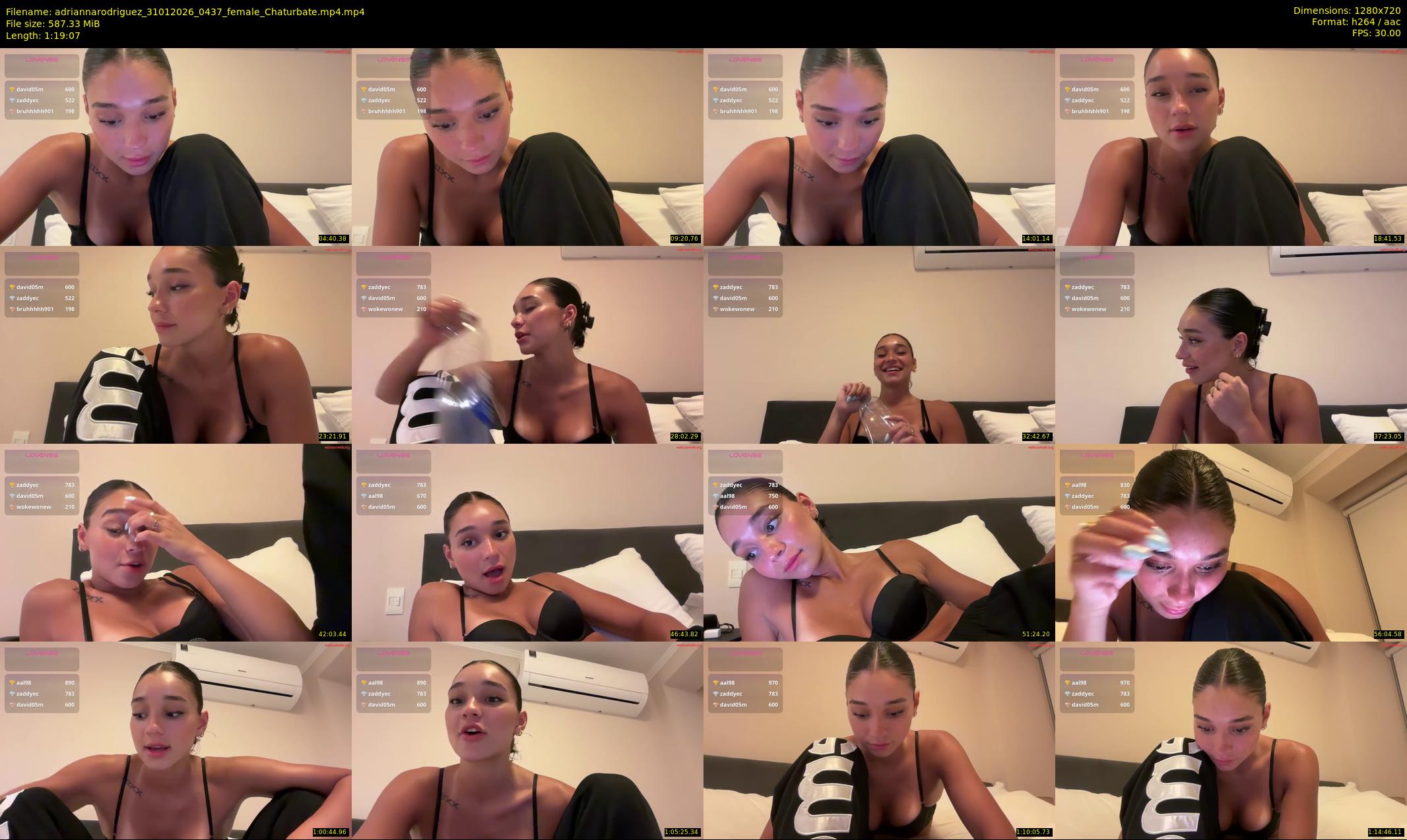 adriannarodriguez — 80 minute Chaturbate female cam show recording, 720p, Jan 31, 2026