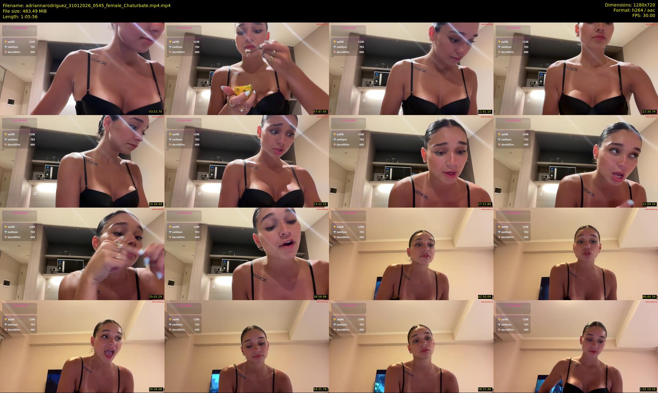 adriannarodriguez — 66 minute Chaturbate female cam show recording, 720p, Jan 31, 2026