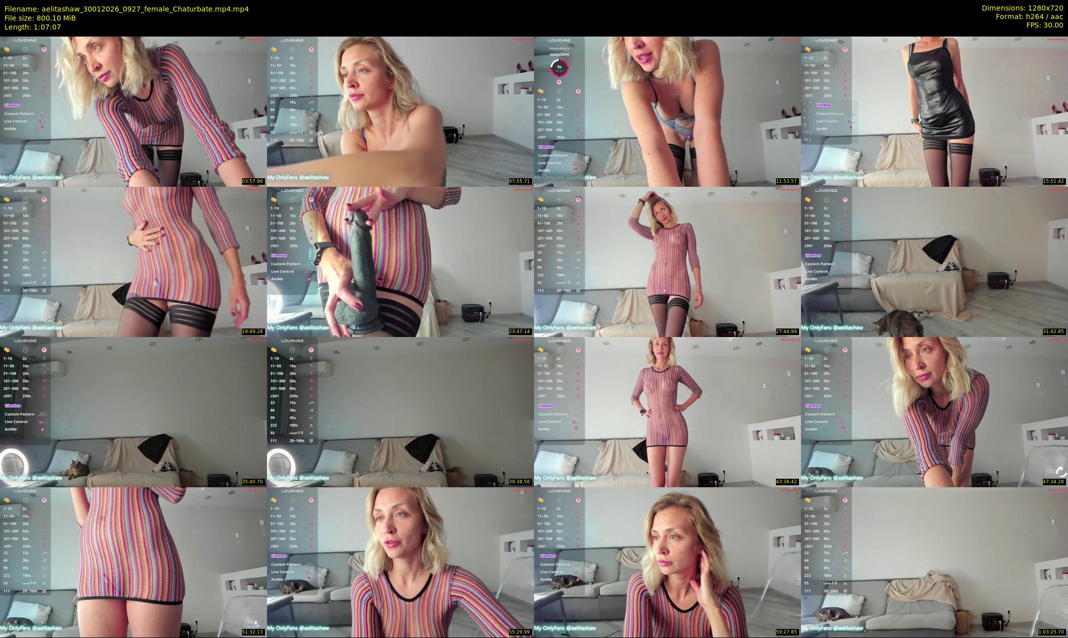 aelitashaw — 68 minute Chaturbate female cam show recording, 720p, Jan 30, 2026