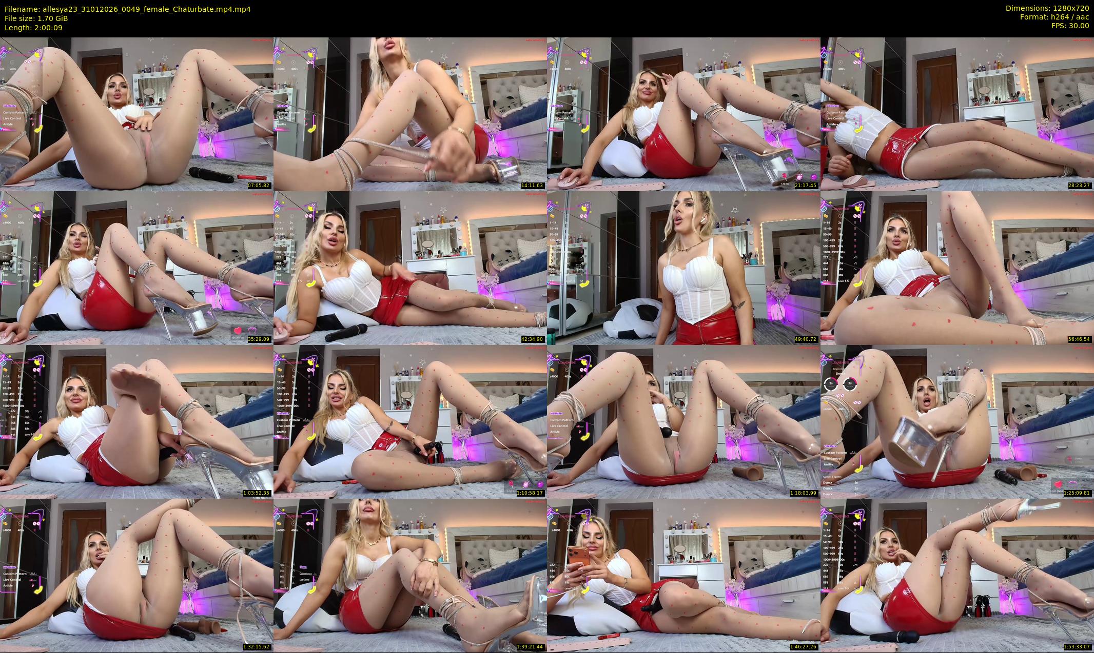 allesya23 — 121 minute Chaturbate female cam show recording, 720p, Jan 31, 2026