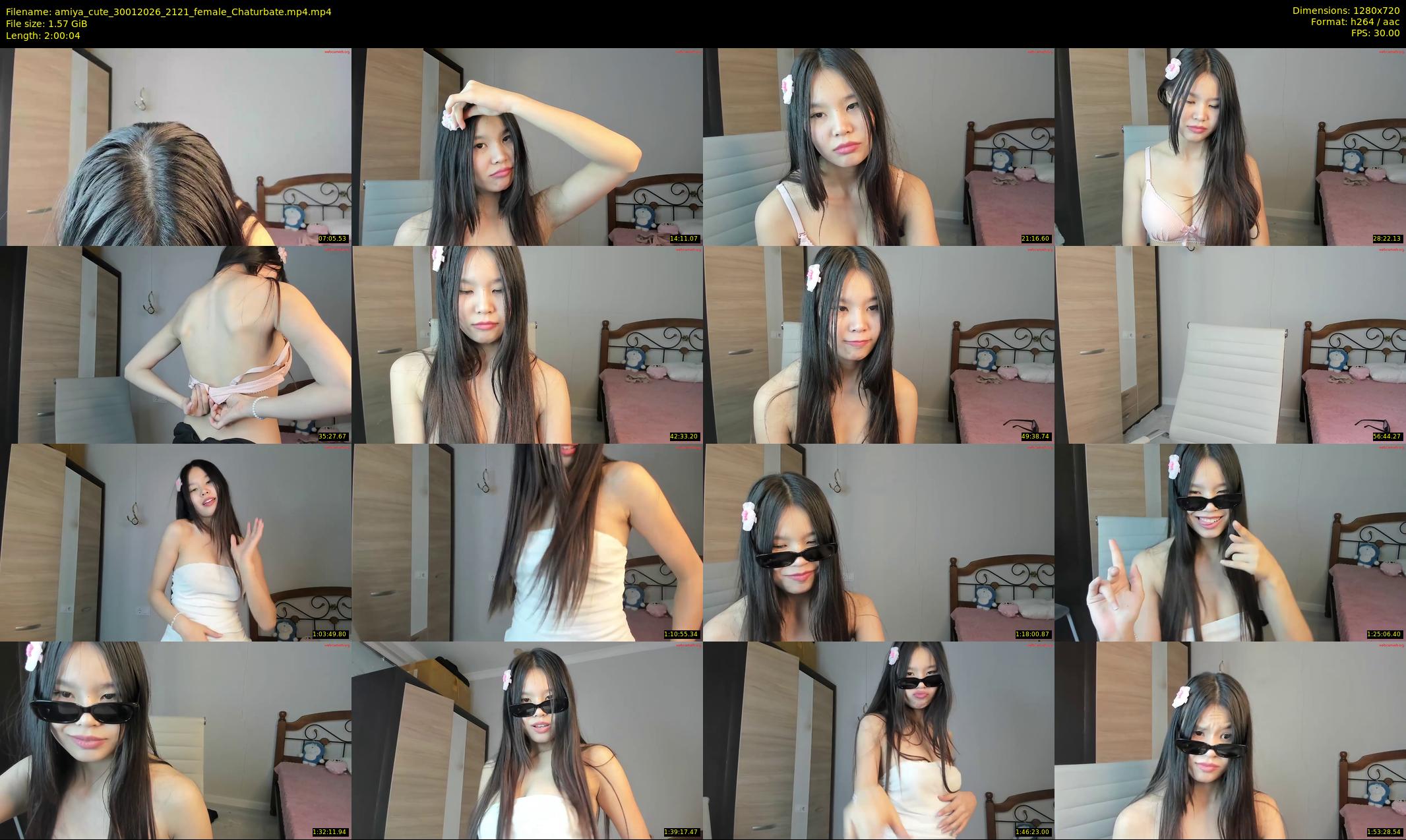amiya_cute — 121 minute Chaturbate female cam show recording, 720p, Jan 30, 2026