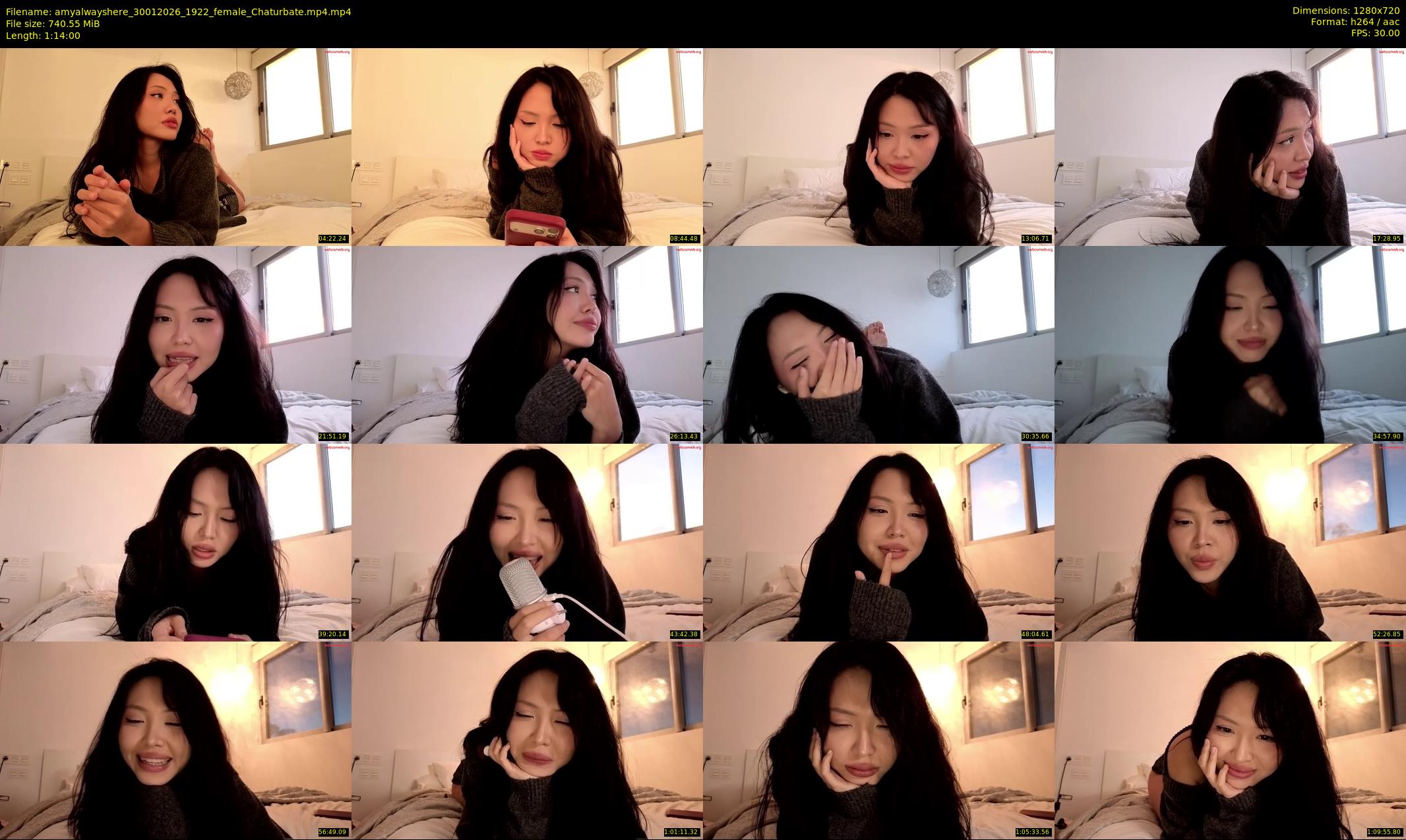 amyalwayshere — 74 minute Chaturbate female cam show recording, 720p, Jan 30, 2026