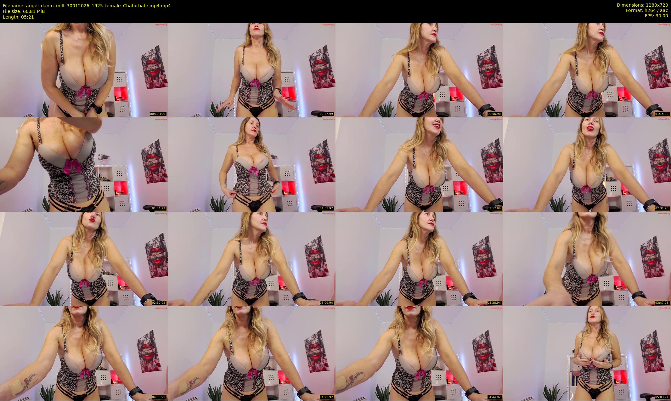 angel_danm_milf — 6 minute Chaturbate female cam show recording, 720p, Jan 30, 2026