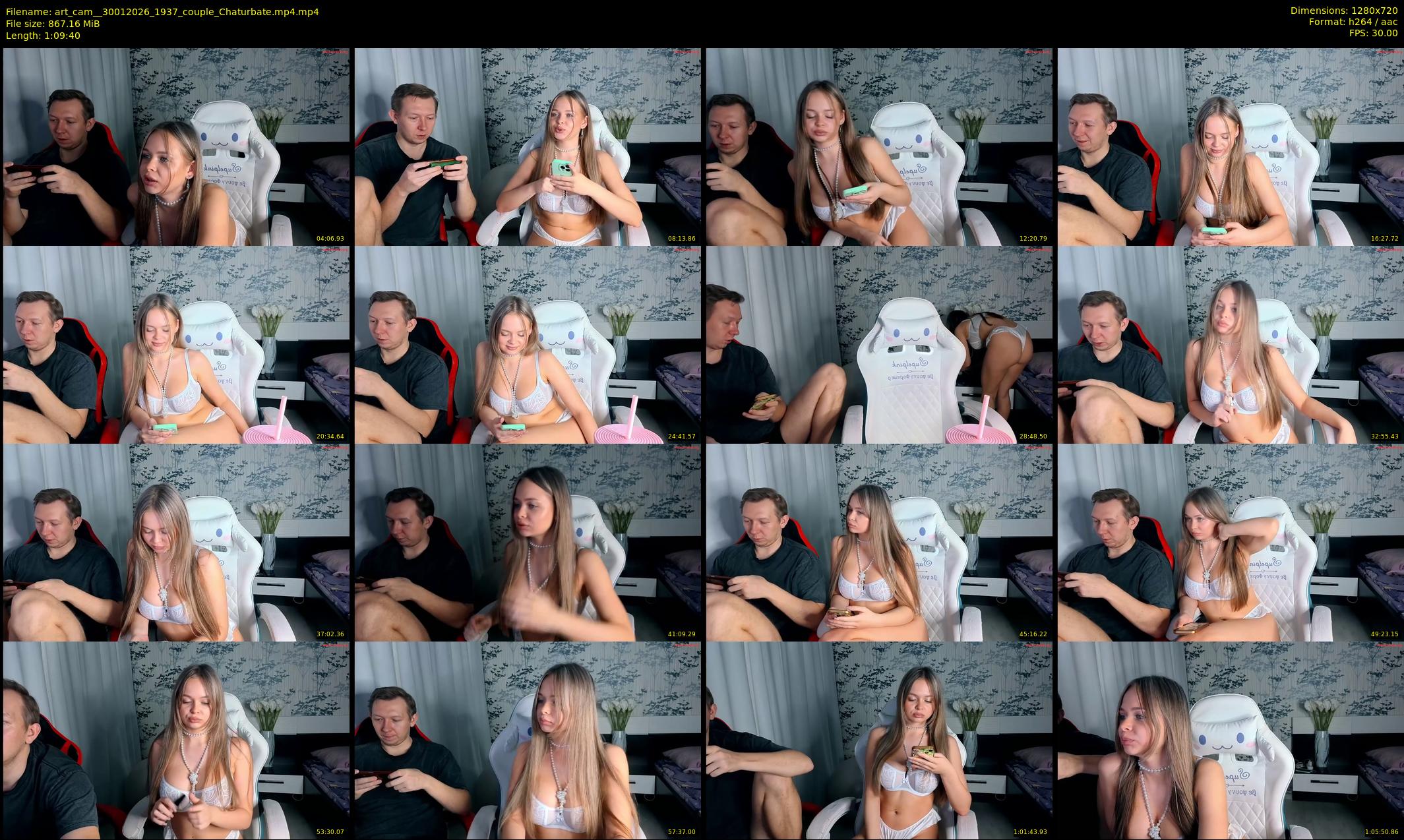 art_cam_ — 70 minute Chaturbate couple cam show recording, 720p, Jan 30, 2026