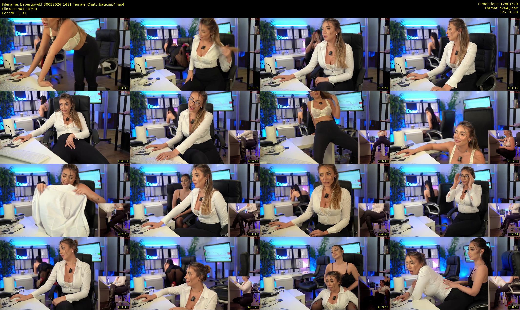 babesgowild — 54 minute Chaturbate couple cam show recording, 720p, Jan 30, 2026