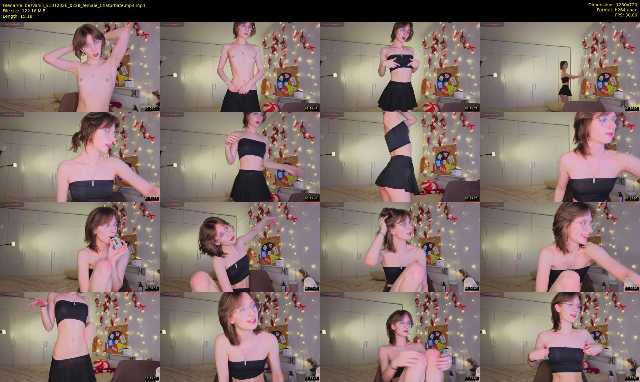 bezvanili — 16 minute Chaturbate female cam show recording, 720p, Jan 31, 2026