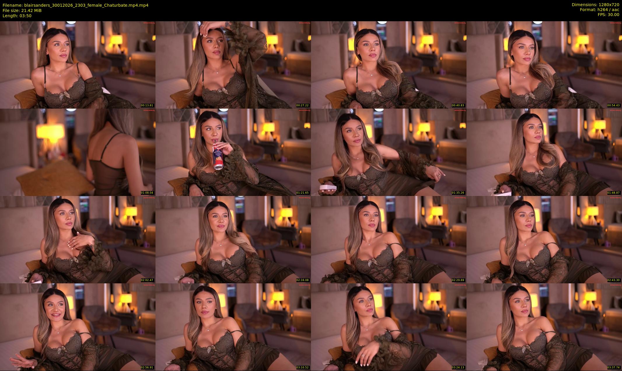 blairsanders — 4 minute Chaturbate female cam show recording, 720p, Jan 30, 2026
