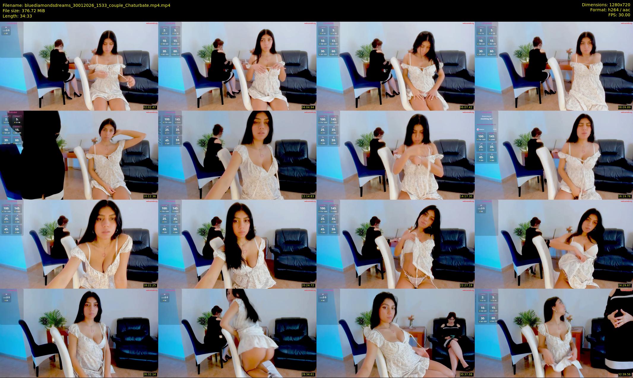 bluediamondsdreams — 35 minute Chaturbate couple cam show recording, 720p, Jan 30, 2026