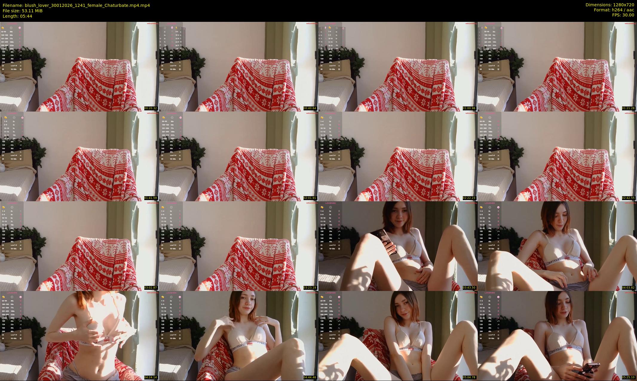 blush_lover — 6 minute Chaturbate female cam show recording, 720p, Jan 30, 2026