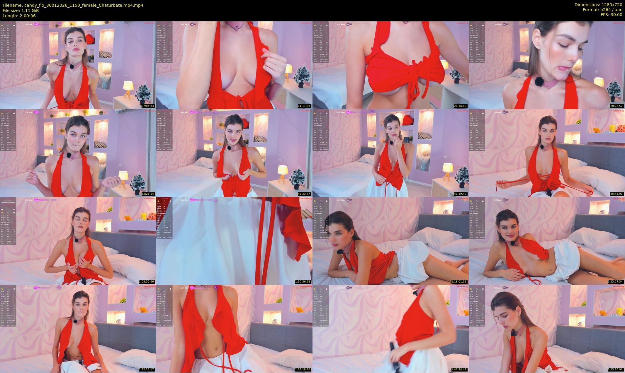 candy_flo — 121 minute Chaturbate female cam show recording, 720p, Jan 30, 2026