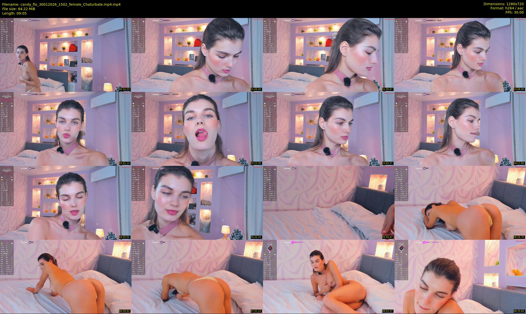 candy_flo — 10 minute Chaturbate female cam show recording, 720p, Jan 30, 2026
