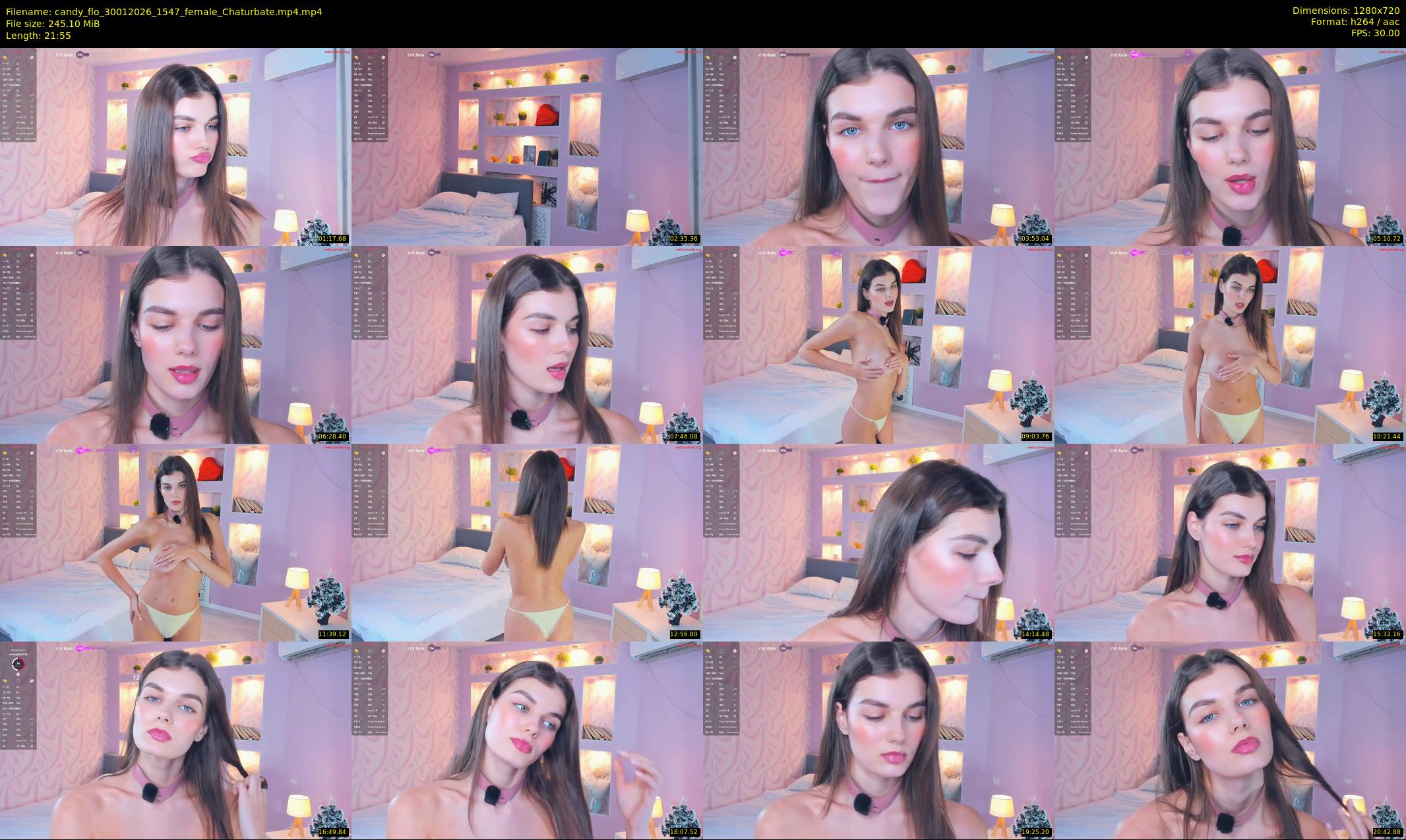 candy_flo — 22 minute Chaturbate female cam show recording, 720p, Jan 30, 2026