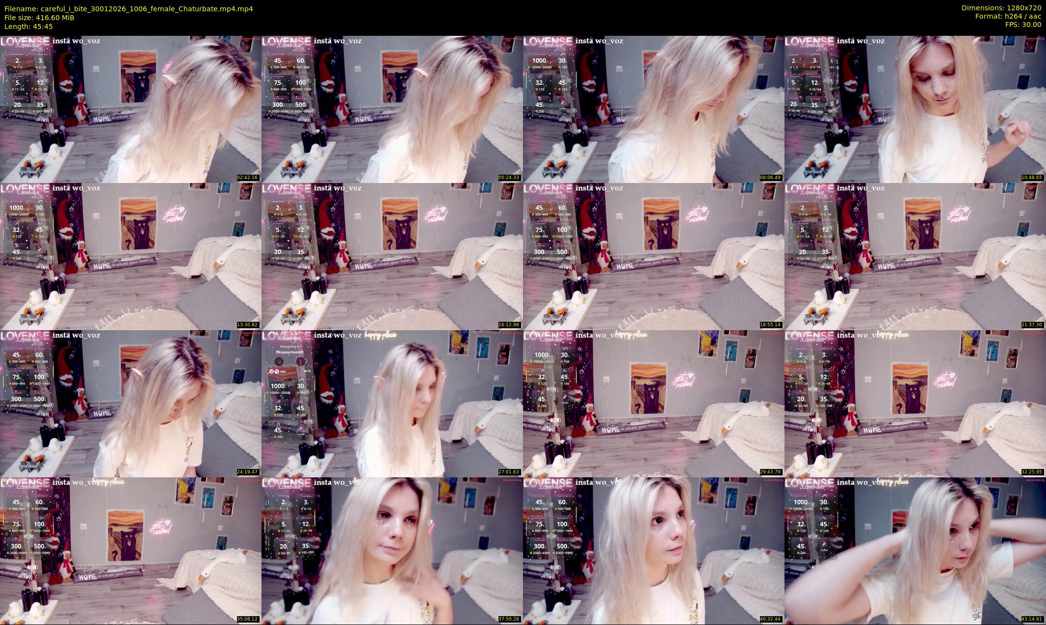 careful_i_bite — 46 minute Chaturbate female cam show recording, 720p, Jan 30, 2026