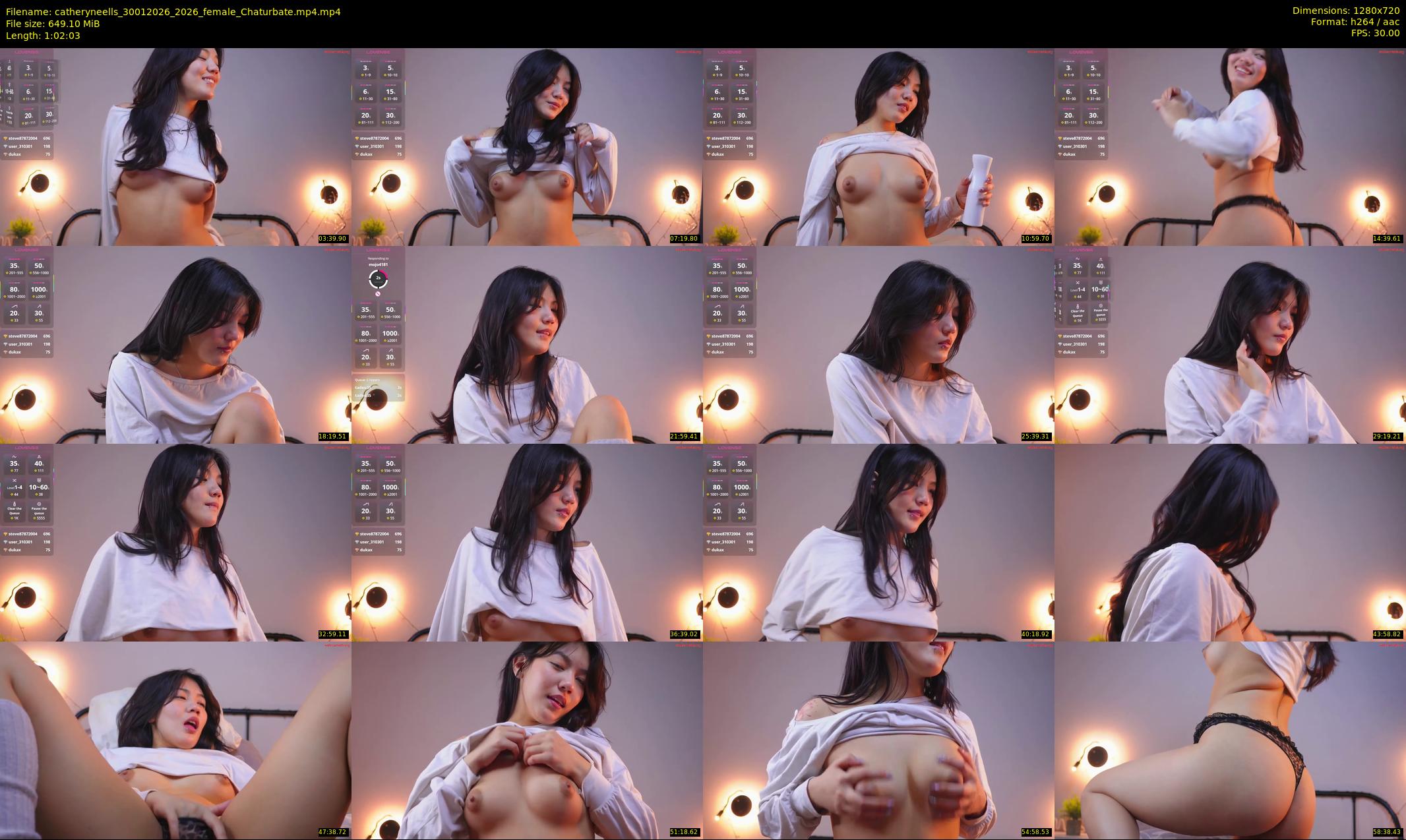 catheryneells — 63 minute Chaturbate female cam show recording, 720p, Jan 30, 2026