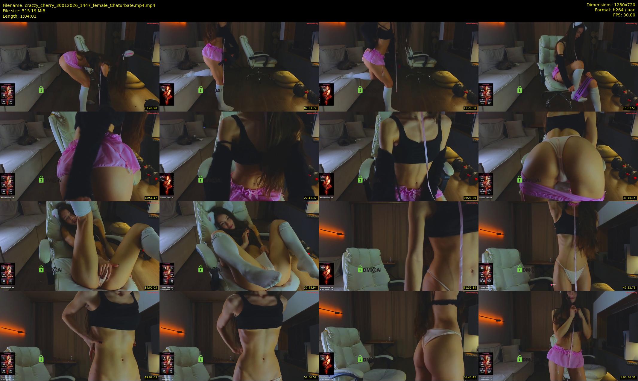 crazzy_cherry — 65 minute Chaturbate female cam show recording, 720p, Jan 30, 2026