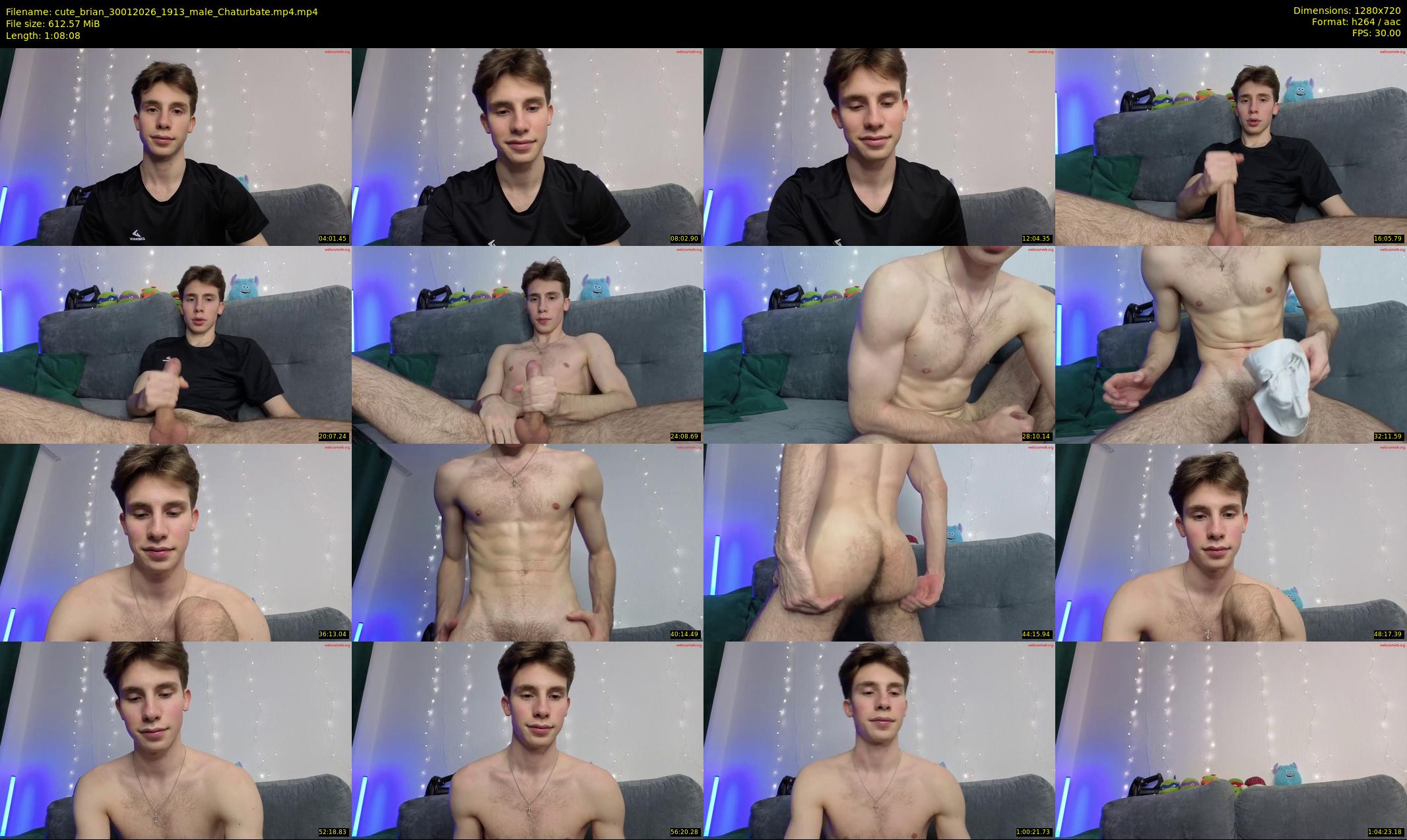 cute_brian — 69 minute Chaturbate male cam show recording, 720p, Jan 30, 2026