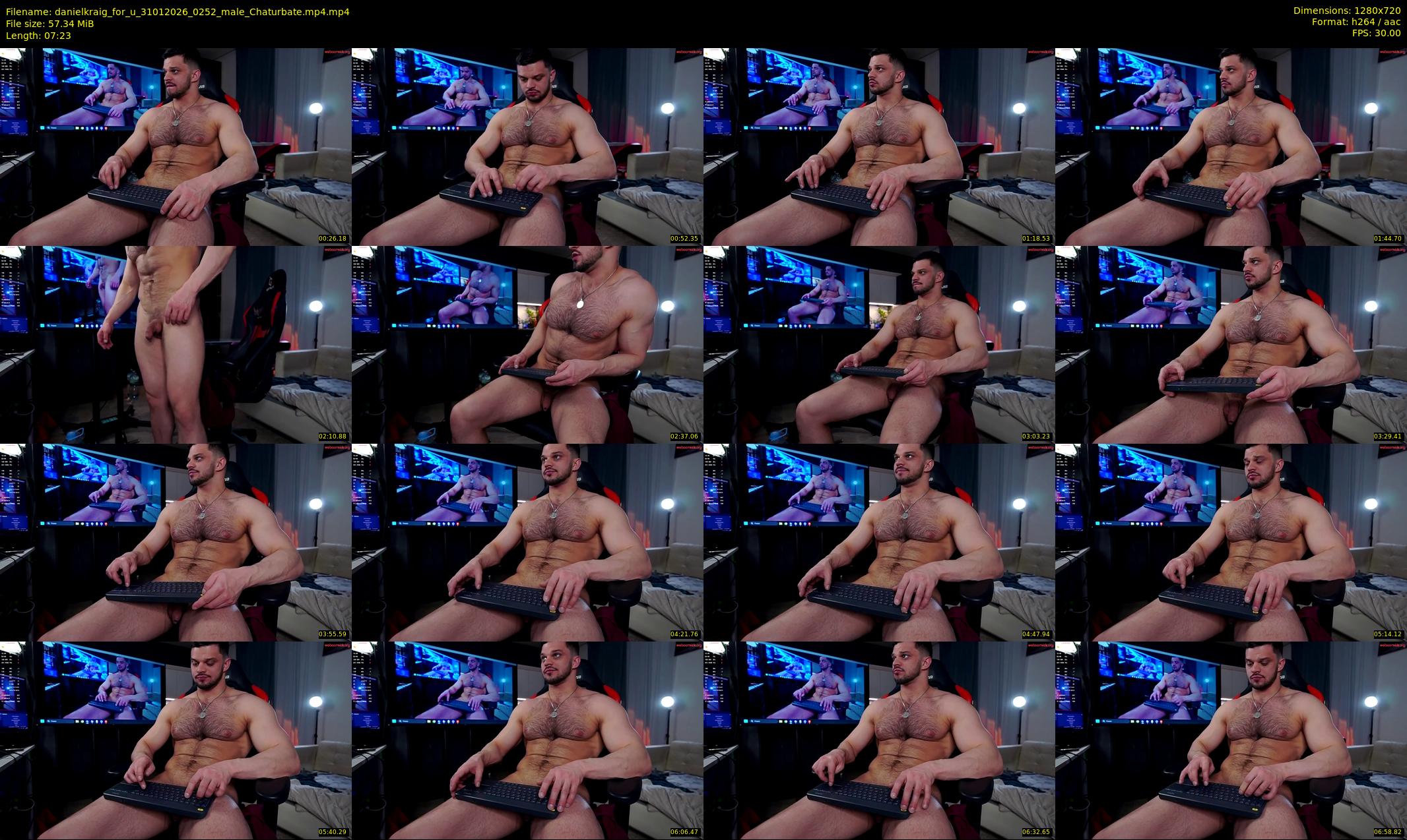 danielkraig_for_u — 8 minute Chaturbate male cam show recording, 720p, Jan 31, 2026
