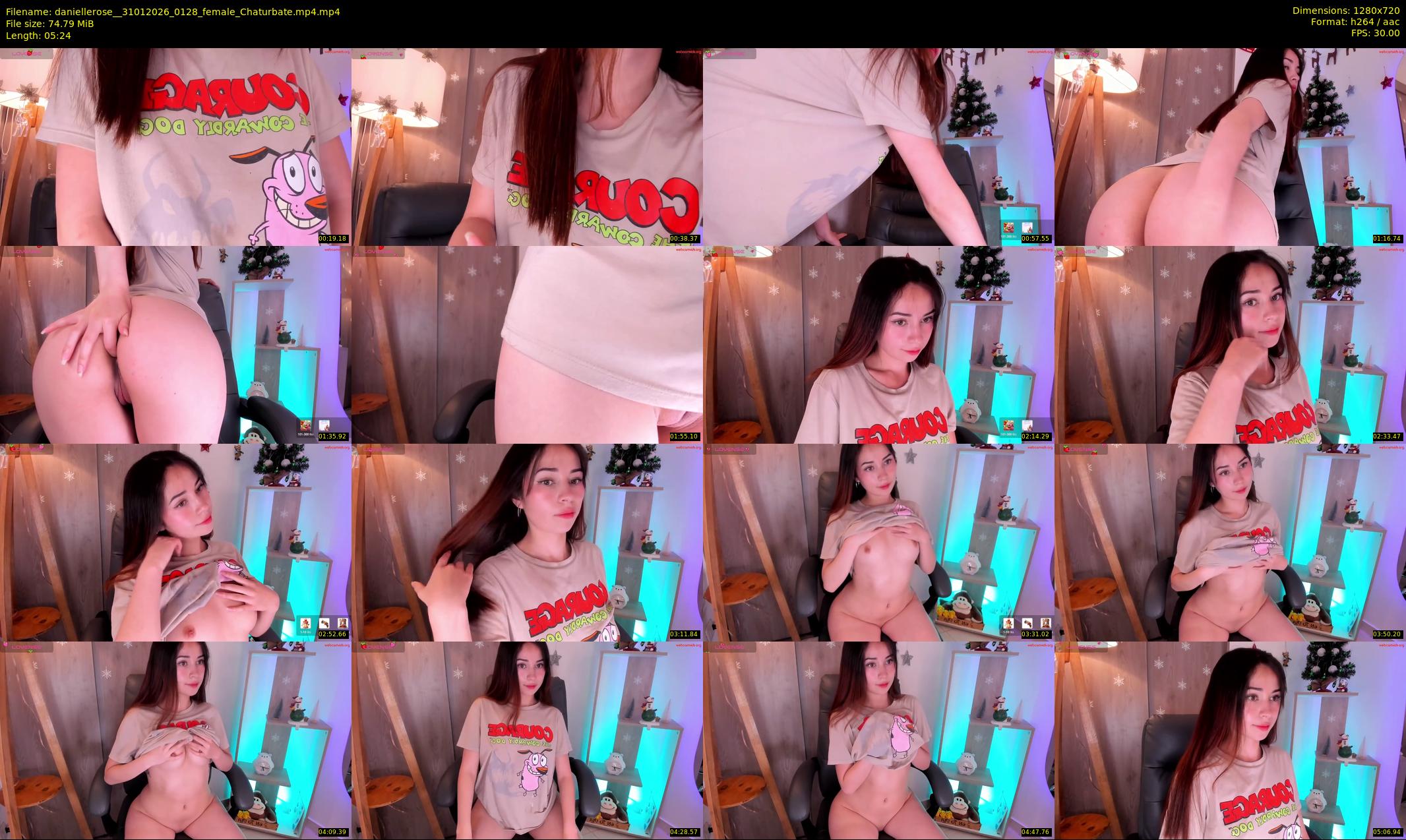 daniellerose_ — 6 minute Chaturbate female cam show recording, 720p, Jan 31, 2026