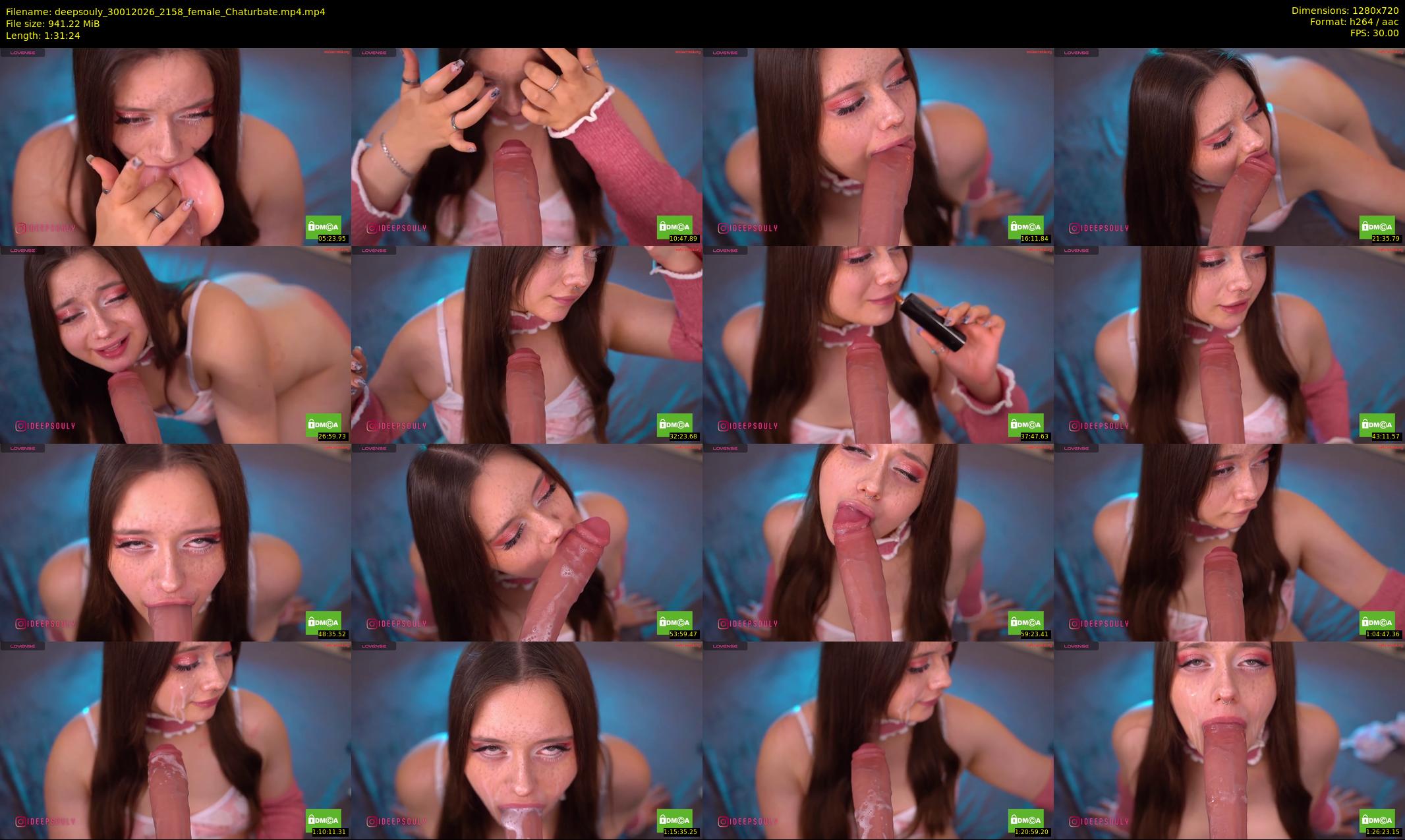 deepsouly — 92 minute Chaturbate female cam show recording, 720p, Jan 30, 2026